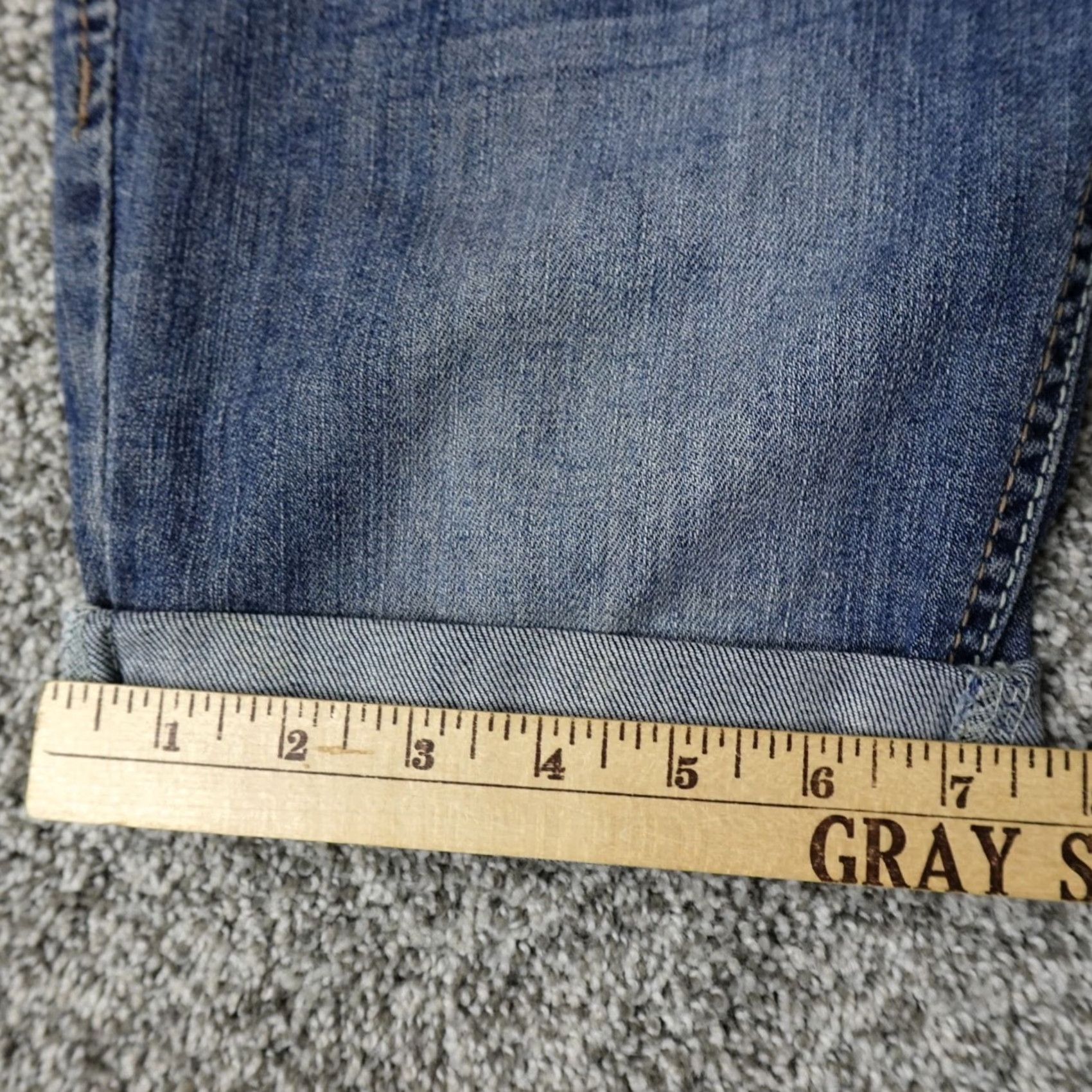 Denime Amethyst Shorts Womens 5 Dark Blue Denim Bermuda Jean Jorts Preppy Stretch Flap Pocket 5-Pocket Design Casual Outdoor Travel Summer Womens Size 27" / US 4 / IT 40 - 4 Thumbnail