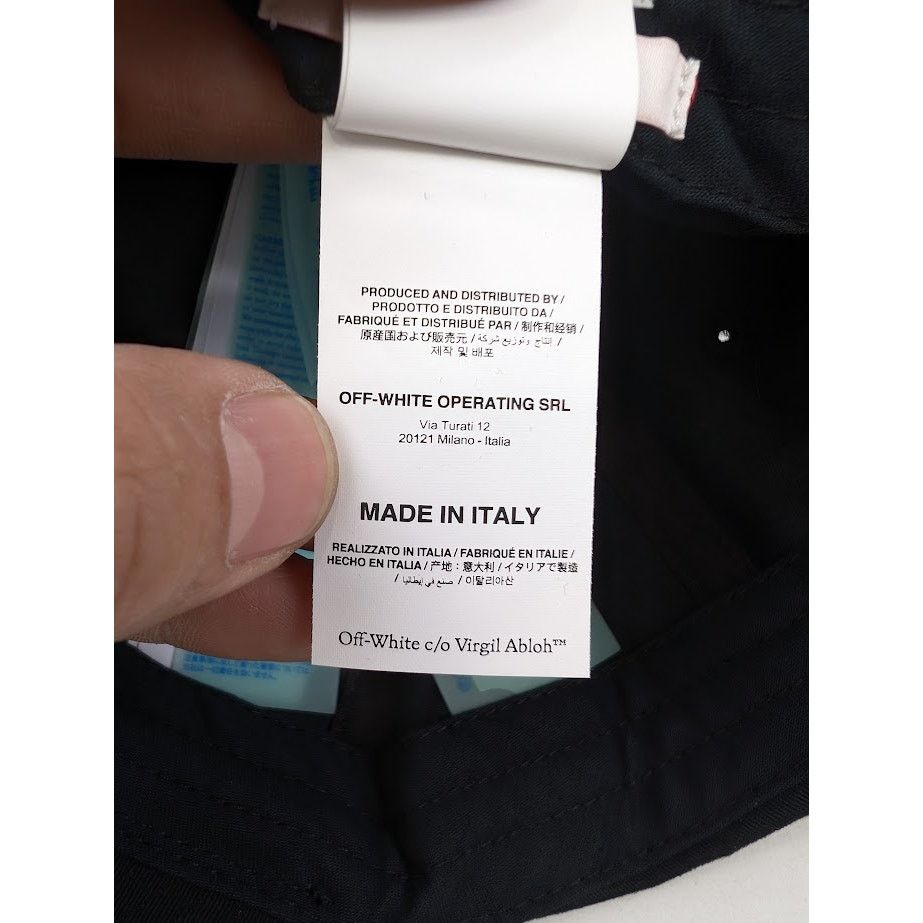 Off-White o1rshd1 Size: OS / Baseball Cap / Hat in Black Size ONE SIZE - 18 Thumbnail