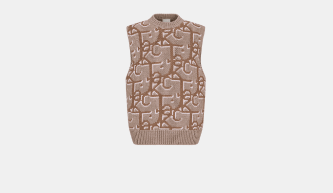 image of Dior O1Bcso1Str0324 Sweaters In Beige, Men's (Size Medium)