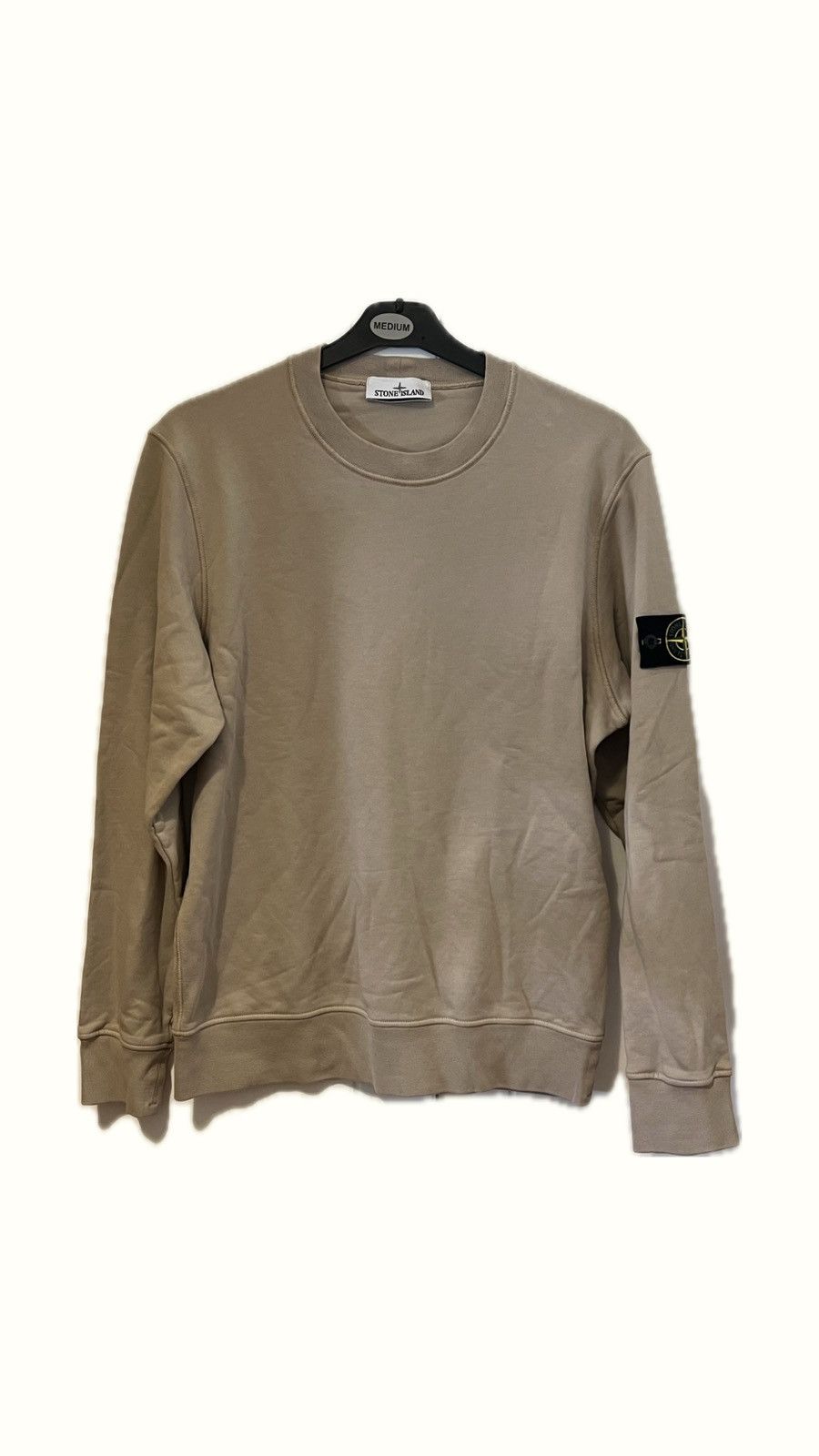 image of Stone Island Sweathsirt in Beige, Men's (Size Large)