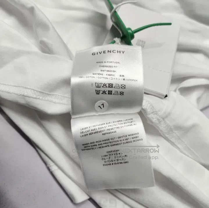 Givenchy GIVENCHY SS23 Letter Logo Print Loose Short Sleeve T-Shirt. Size US M / EU 48-50 / 2 - 5 Thumbnail