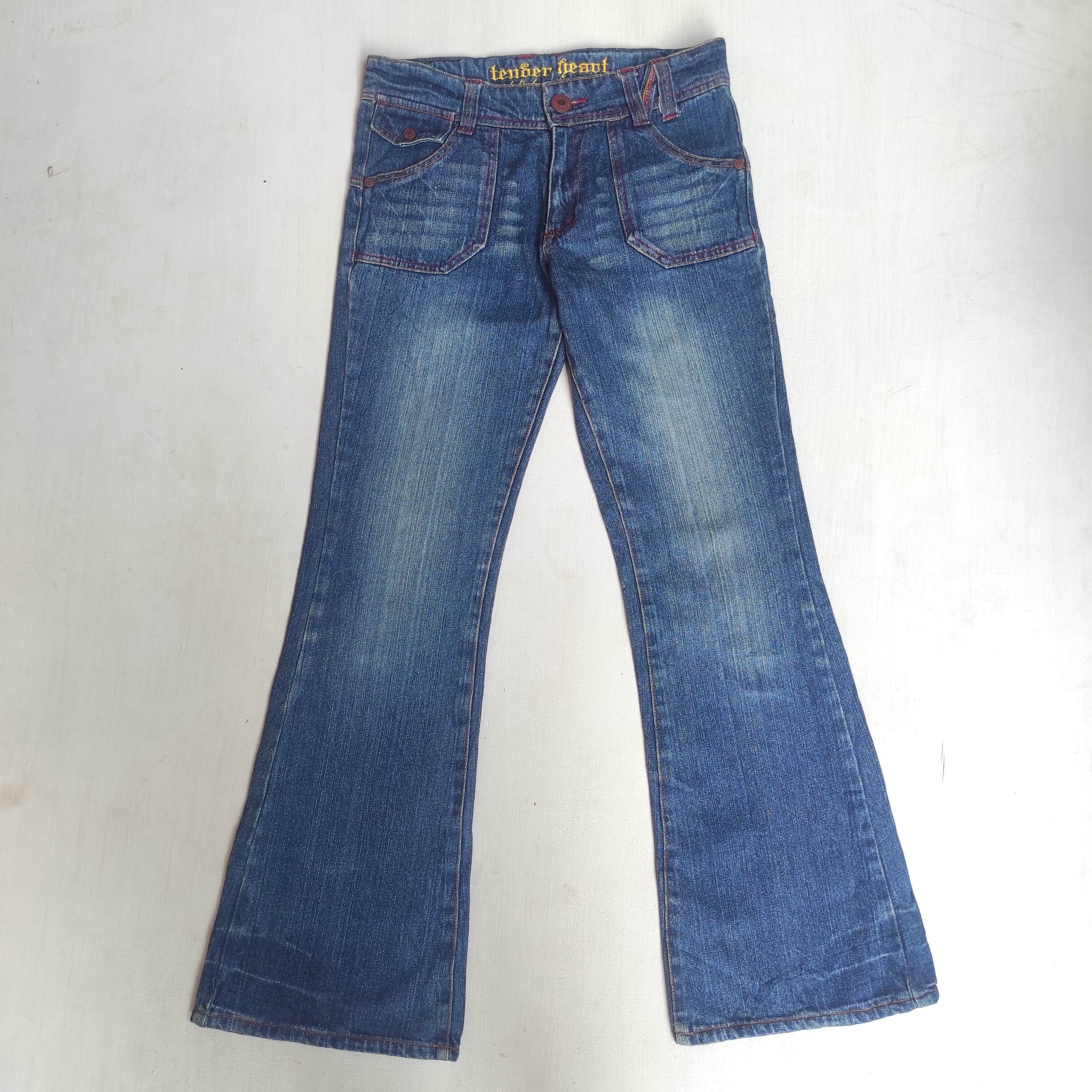 Hysteric Glamour Flare Jeans TENDER HEART NEW TRIBE Low Rise Boot cut Denim Size 28" / US 6 / IT 42 - 10 Thumbnail