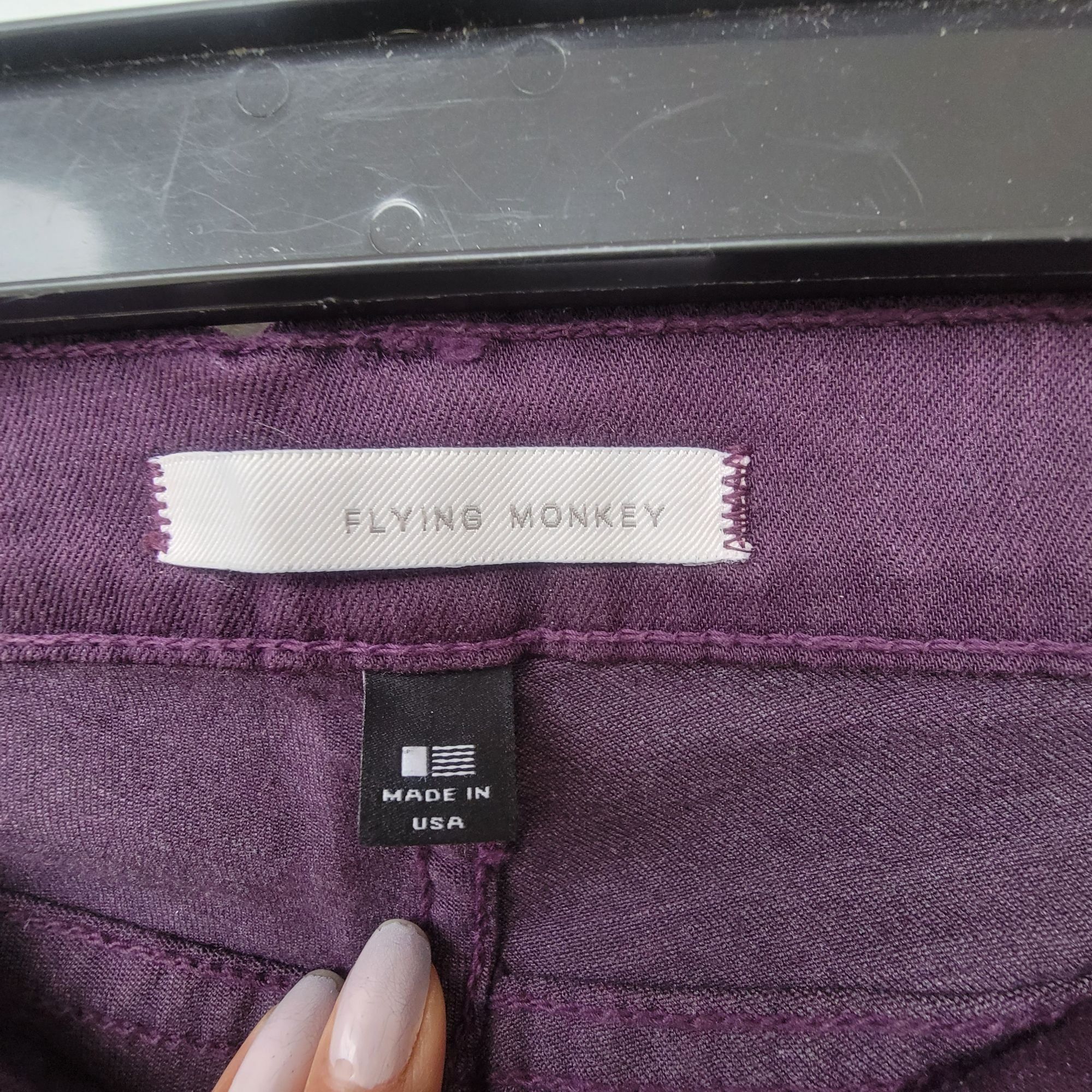 Other ⭐FLYING MONKEY Sz 26 Women's stretch purple low rise denim j Size 26" / US 2 / IT 38 - 3 Thumbnail