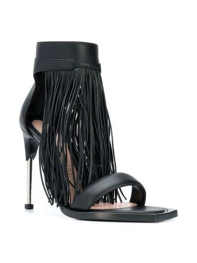 Alexander McQueen o1y0225 Sandals in Black Size US 6.5 / IT 36.5 - 3 Thumbnail