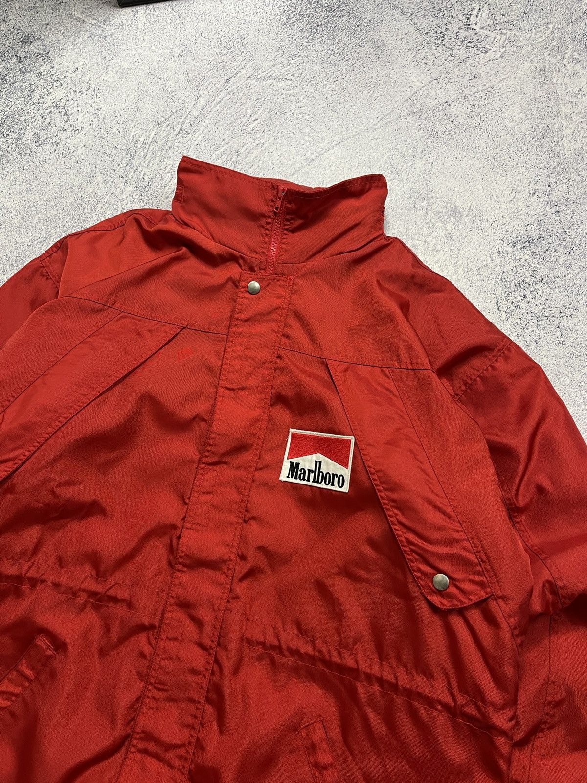 Marlboro × Vintage Vintage 90s Racing Marlboro Cigarettes Parka Warm Jacket Size US XL / EU 56 / 4 - 6 Thumbnail