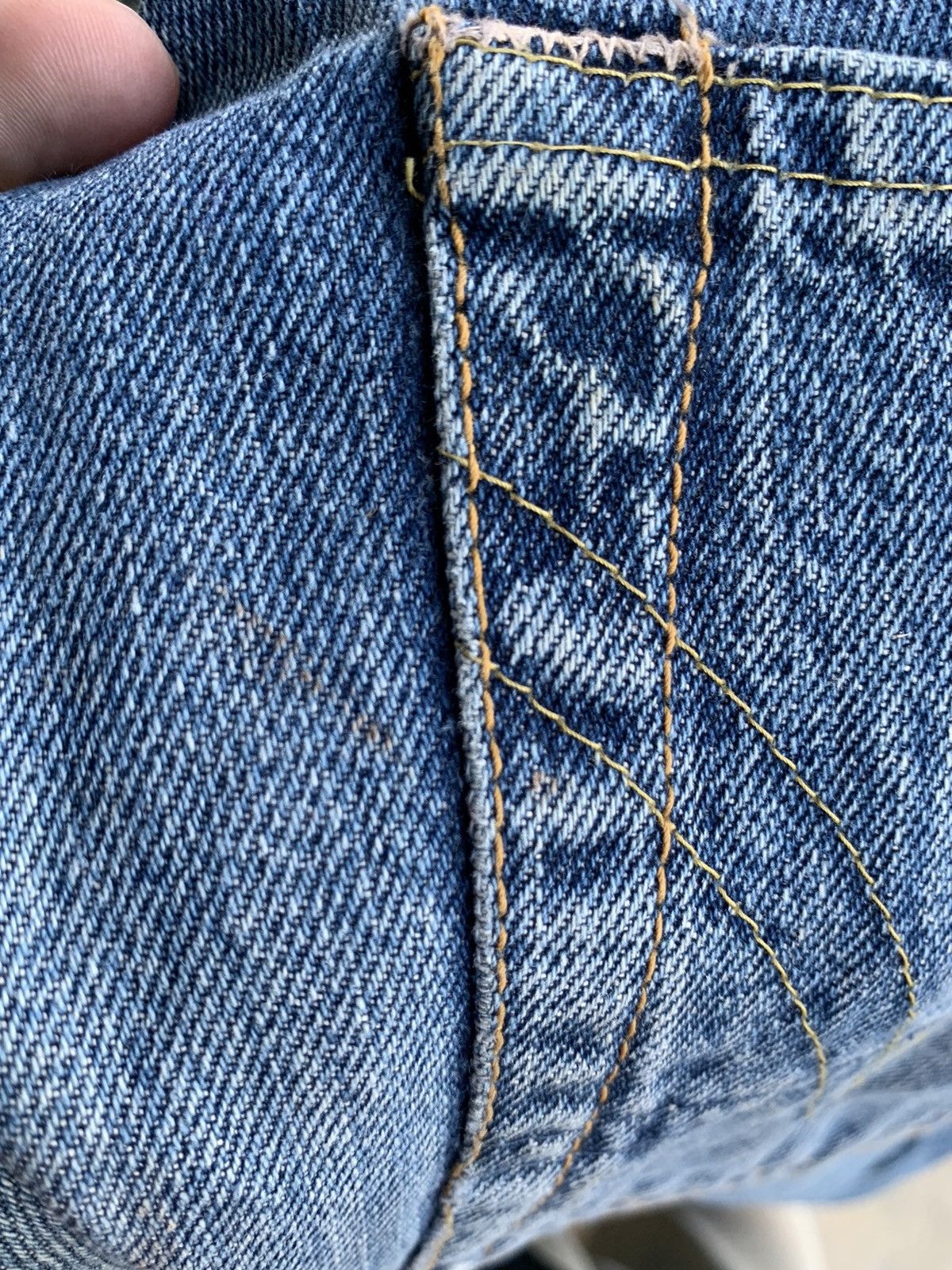 Edwin × Japanese Brand Vintage Distressed Edwin 505 Baggy Redline Selvedge Denim Size US 29 - 12 Thumbnail