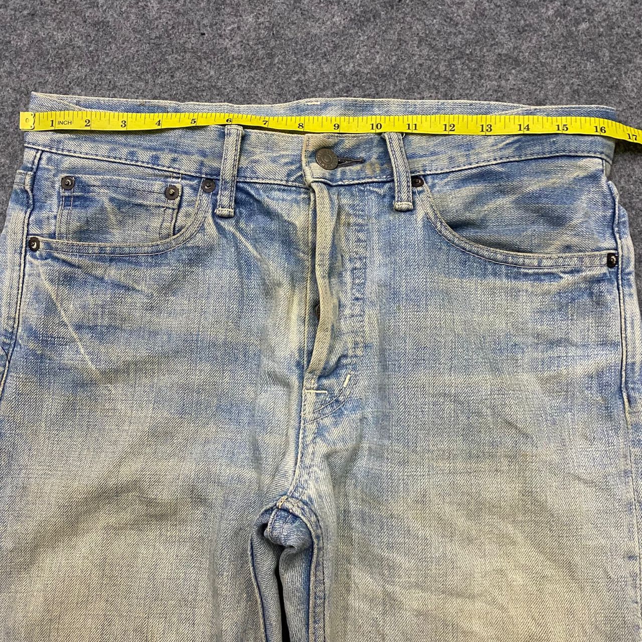 OMNIGOD 💥Best Offer💥Vintage Omigod Selvegde Distressed Denim Size US 33 - 4 Thumbnail