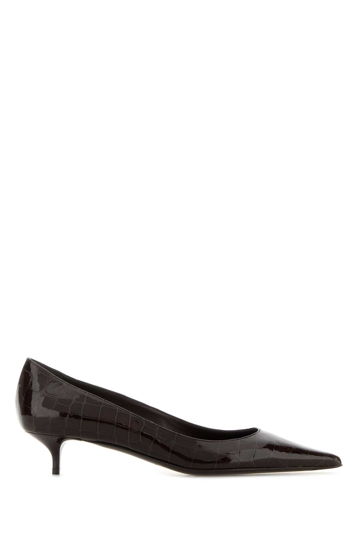 Jimmy Choo Chocolate Leather Amelia Pumps Size US 11 / IT 41 - 1 Thumbnail