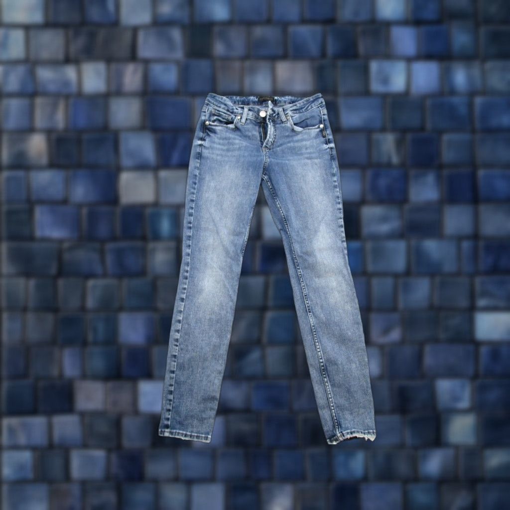 Silver Jeans Co. Silver Jeans Co Suki Skinny Stretch Jeans Women's 28/29 Raw Hem Size 28" / US 6 / IT 42 - 1 Thumbnail