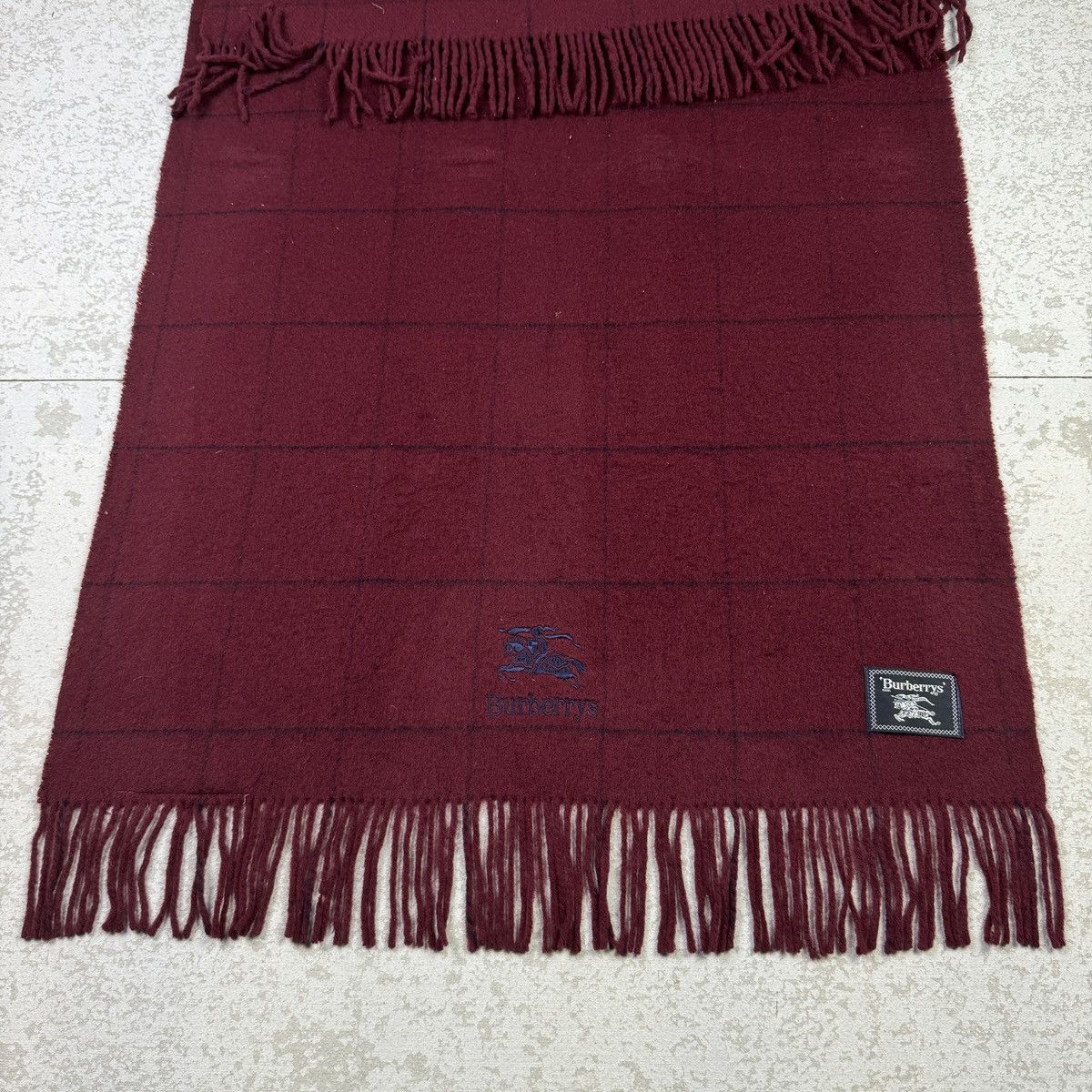 Burberry × Vintage Vintage Burberrys Scarf / Muffler / Neckwear - as0001 Size ONE SIZE - 5 Thumbnail