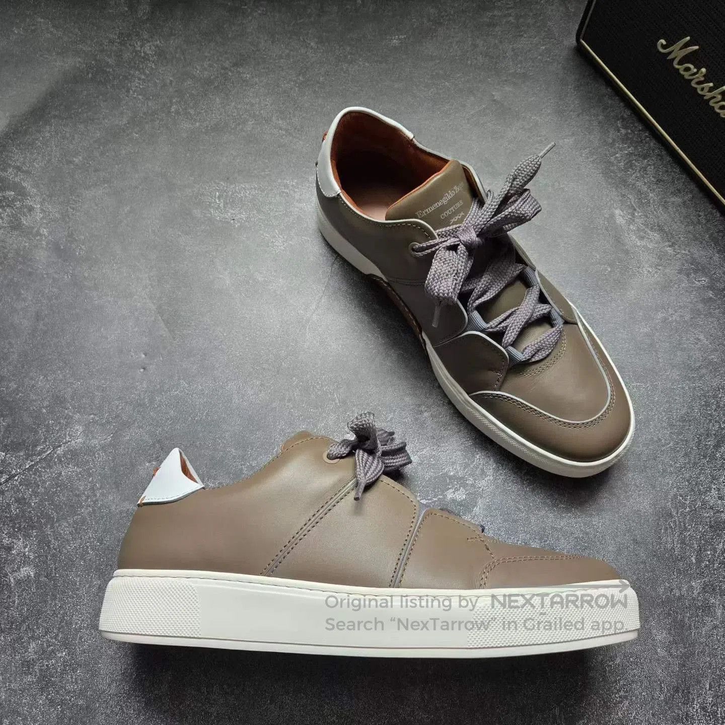 Ermenegildo Zegna ZEGNA XXX Brown White Sneakers. Size US 8.5 / EU 41-42 - 6 Thumbnail