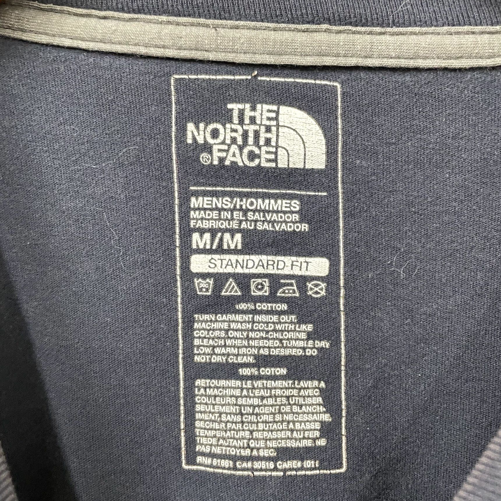The North Face The North Face Long Sleeve T-Shirt Gray 100% Cotton Standard Fit M Mens Shirt Size US M / EU 48-50 / 2 - 4 Thumbnail