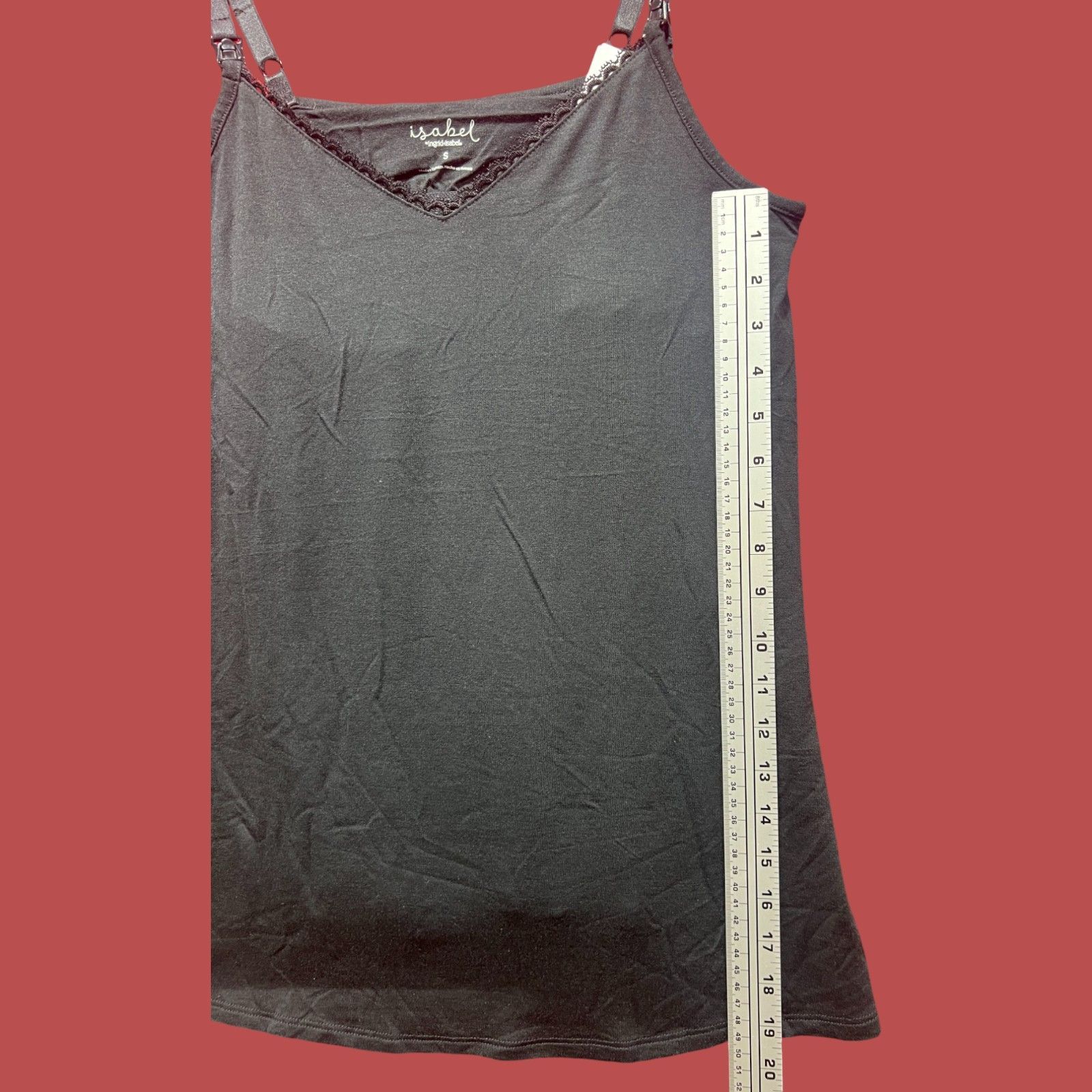 Other Isabel Maternity - Nursing Maternity Pajama Tank Top - Black Size ONE SIZE - 9 Thumbnail