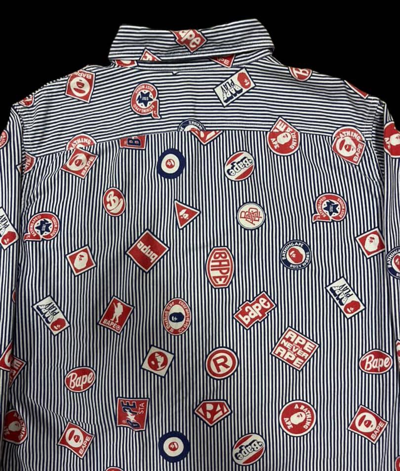 Bape A bathing ape shirts long sleeve size L Size US L / EU 52-54 / 3 - 7 Thumbnail