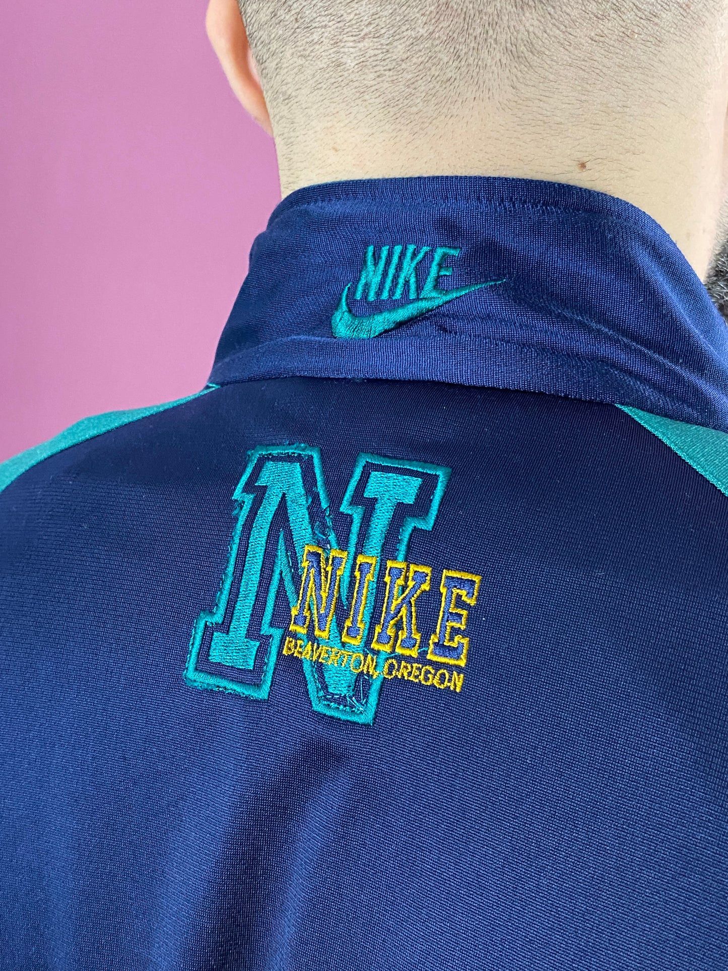 90s Nike Big Logo Vintage Men's Track Jacket - S