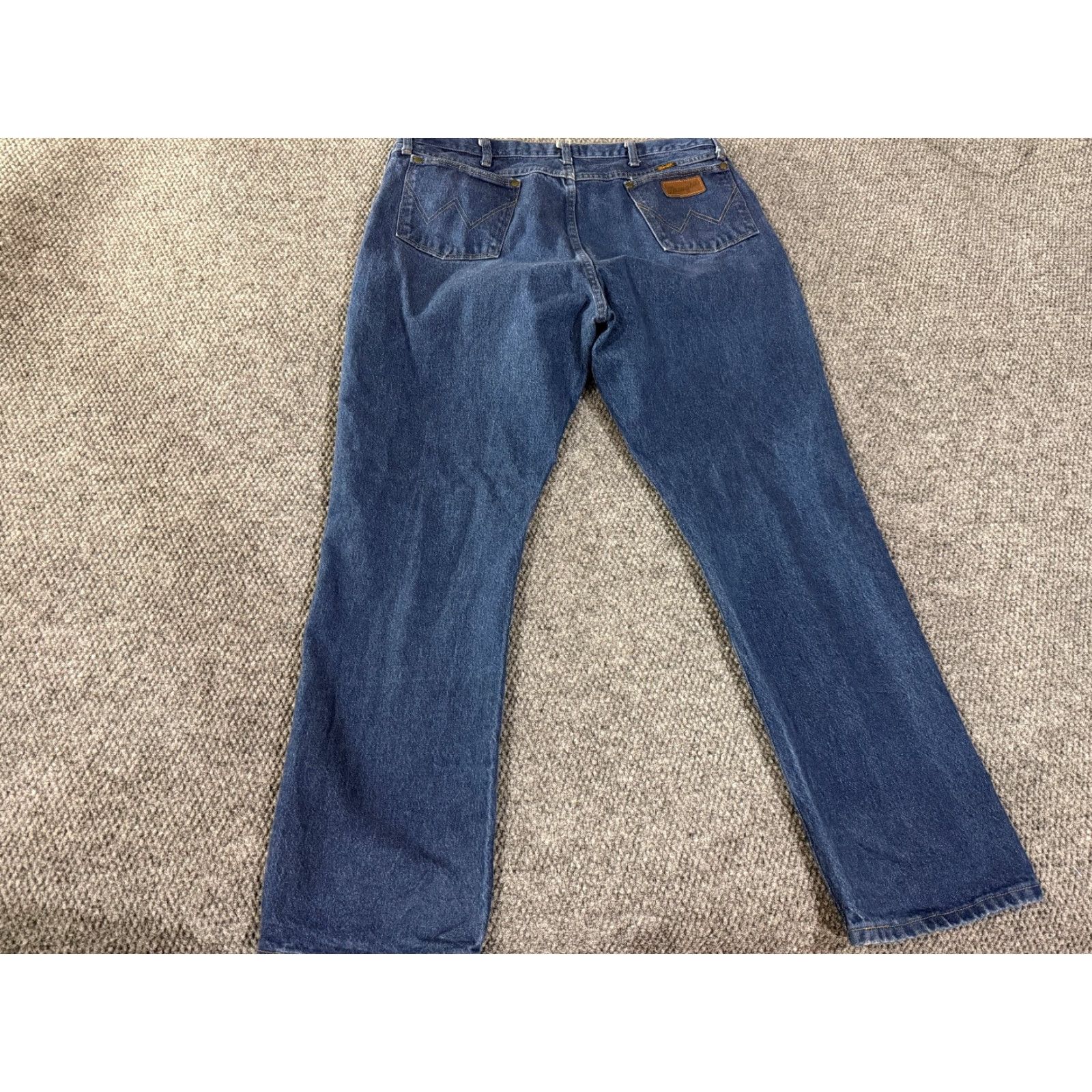 Wrangler Wrangler Jeans Mens 40x32 47MWZ Denim Western Cowboy Cut Regular Fit Blue Cotton Blend 5-Pocket Logo Vintage No Size US 40 / EU 56 - 6 Thumbnail