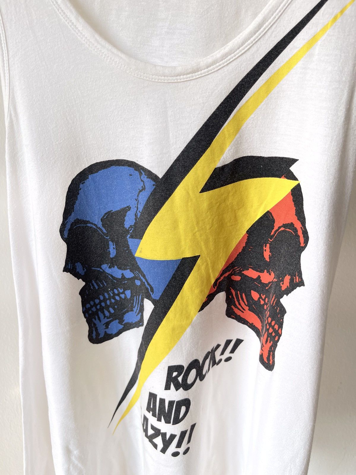 Hysteric Glamour × If Six Was Nine Glad News ‘Rock And Lazy’ Tanktop Size US XS / EU 42 / 0 - 6 Thumbnail