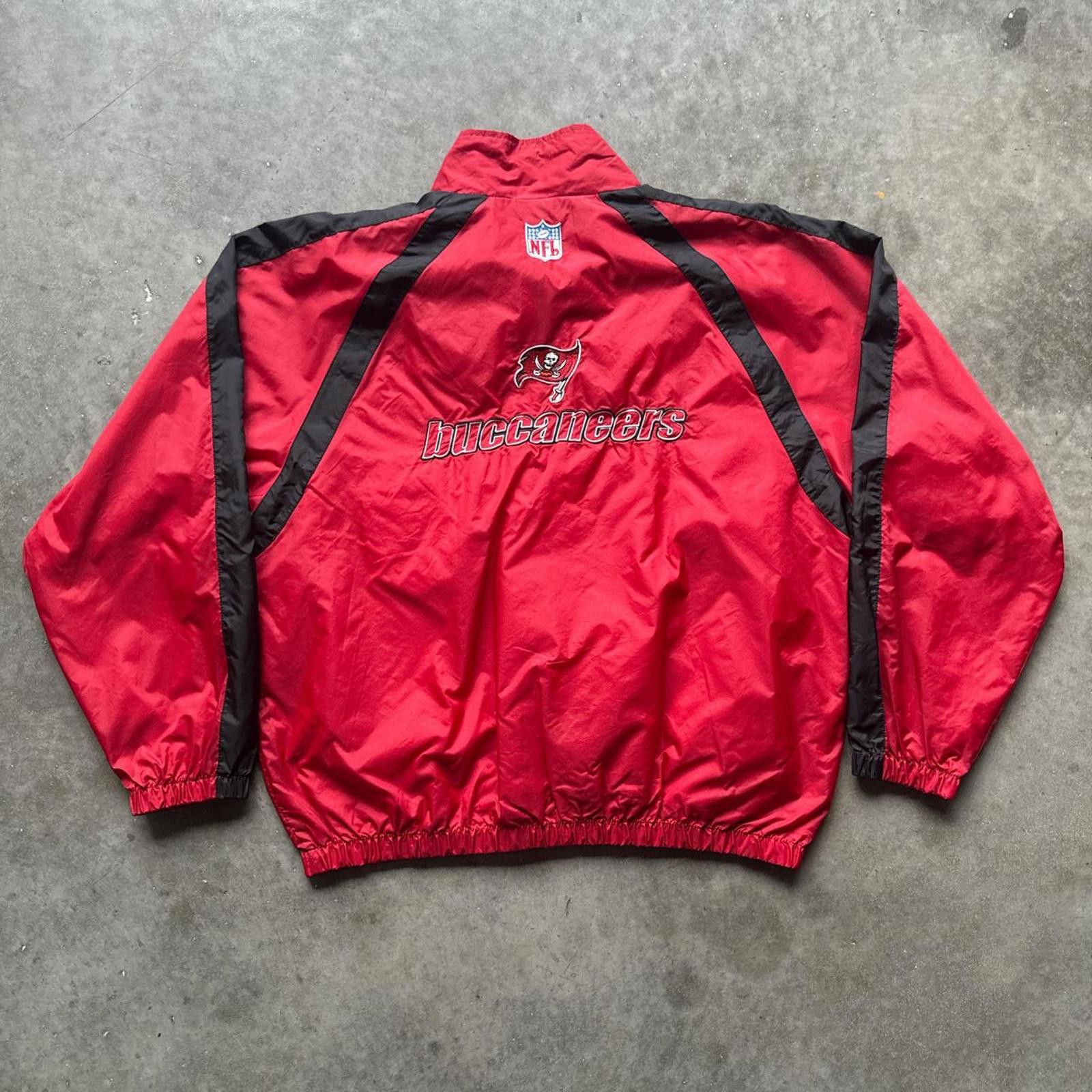 Reebok Vintage Y2k NFL Tampa Bay Buccaneers Reebok Windbreaker Size US XL / EU 56 / 4 - 2 Thumbnail