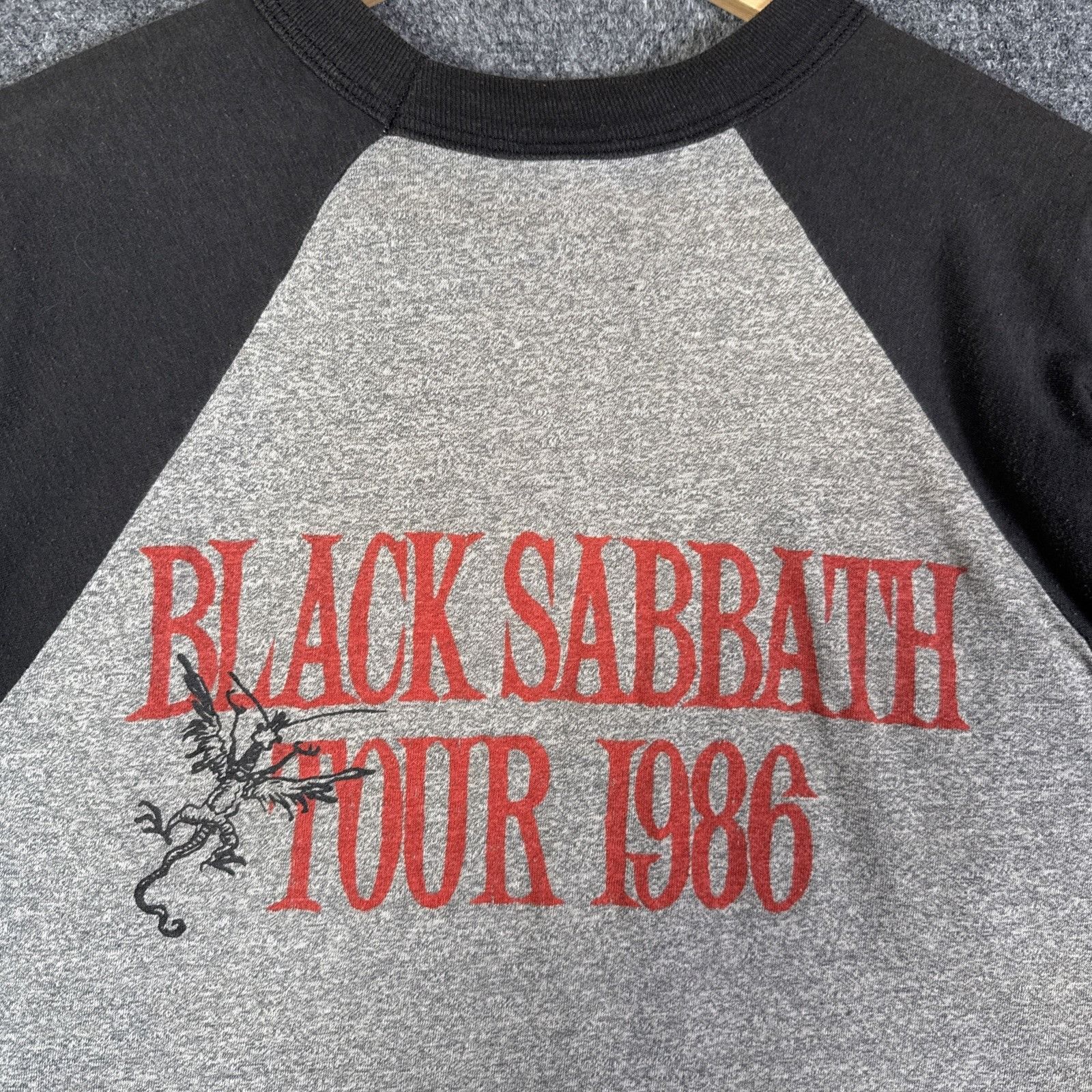 Ozzy Osbourne Vintage Black Sabbath Shirt Mens Medium Black 80s 1986 Tour Size US M / EU 48-50 / 2 - 7 Thumbnail