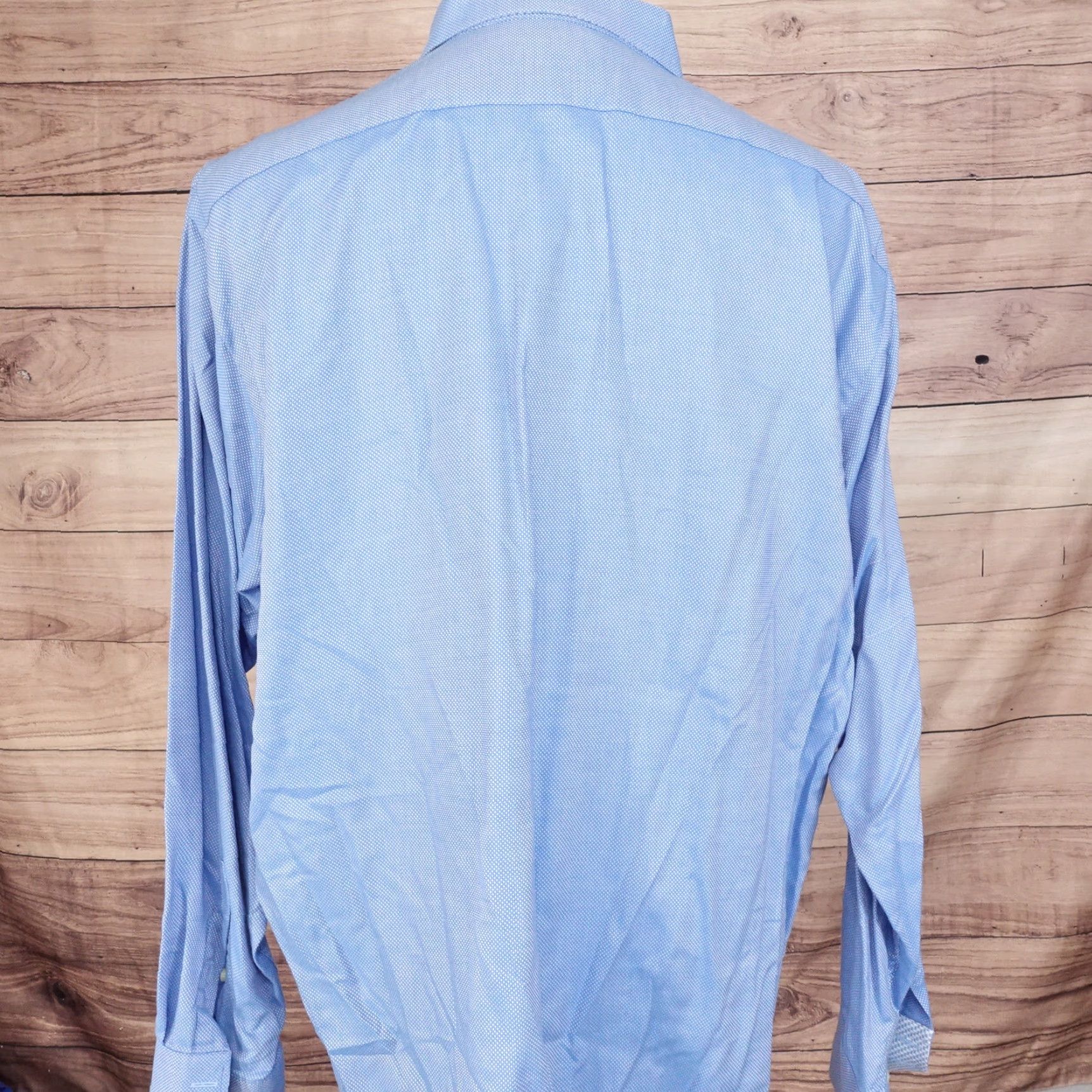 Vintage VINTAGE Thomas Dean Men's Button-Down Shirt Long Sleeve Pima Cotton Blue 2XL Fall Winter Ladies Size US XXL / EU 58 / 5 - 5 Thumbnail