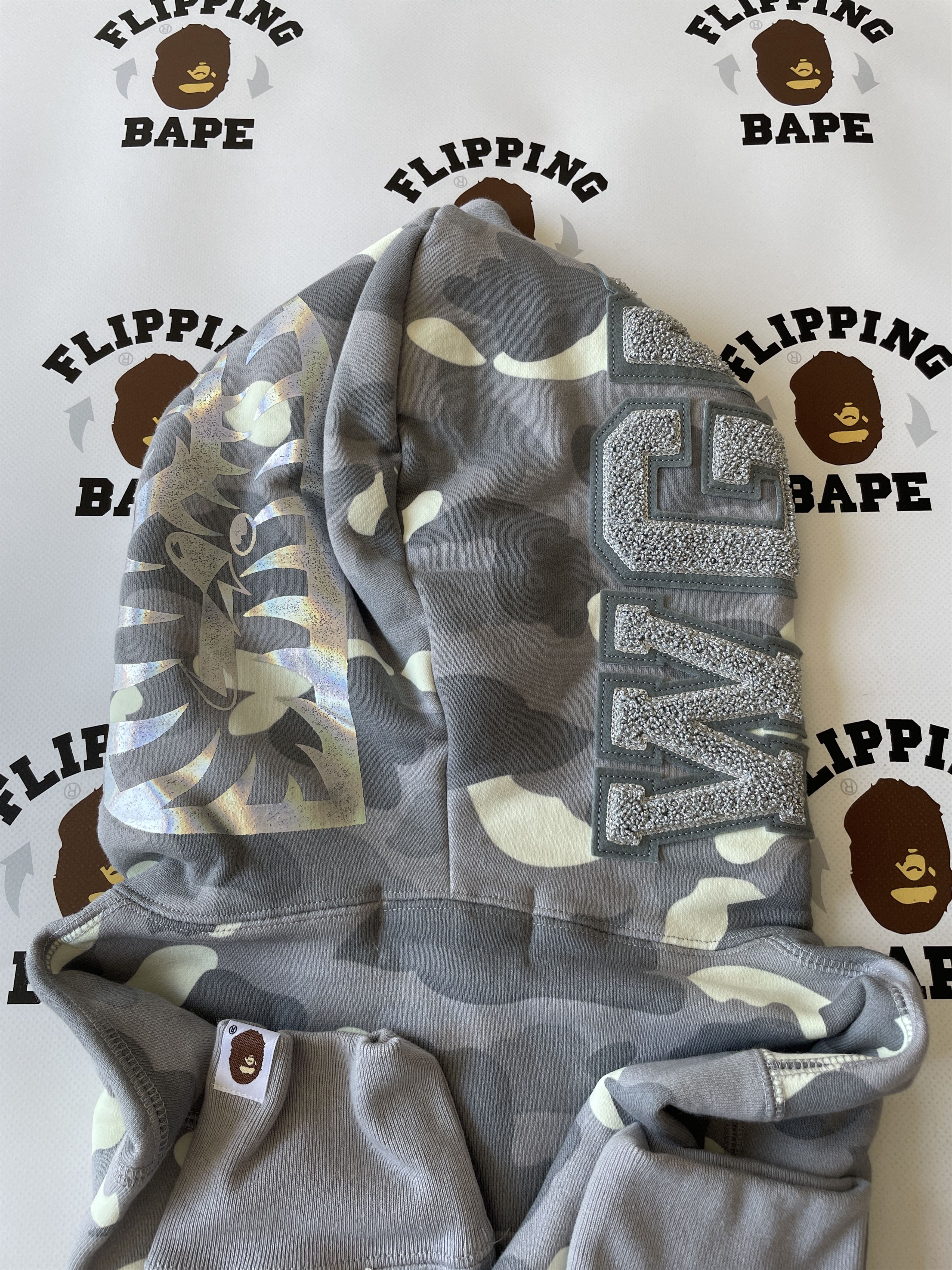 Bape BAPE CITY CAMO SHARK FULL ZIP HOODIE (SS24) Size US XXL / EU 58 / 5 - 7 Thumbnail