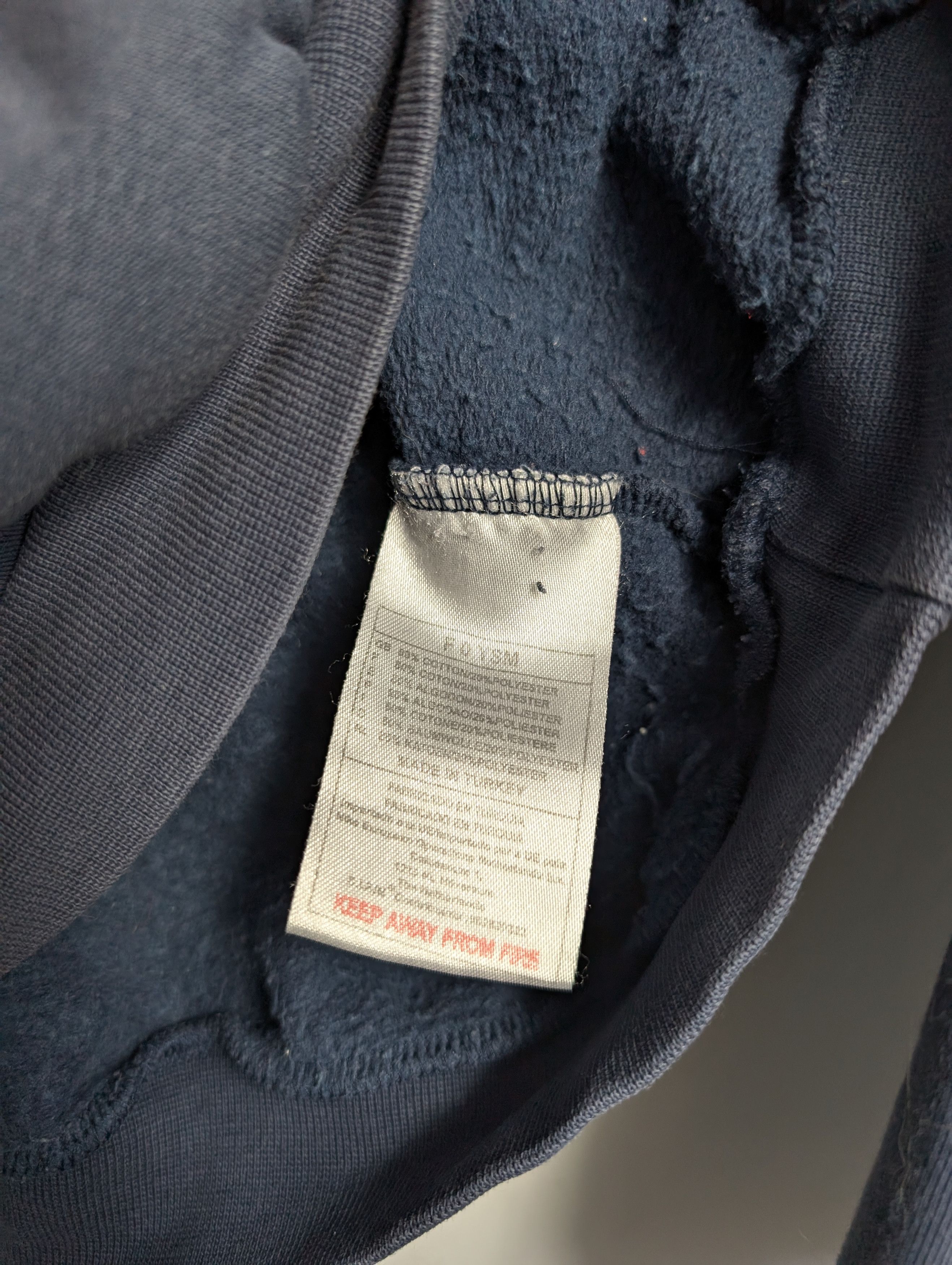 Nike Vintage Nike 00s Hoodie Central Swoosh Navy Streetwear Y2K Size US M / EU 48-50 / 2 - 5 Thumbnail