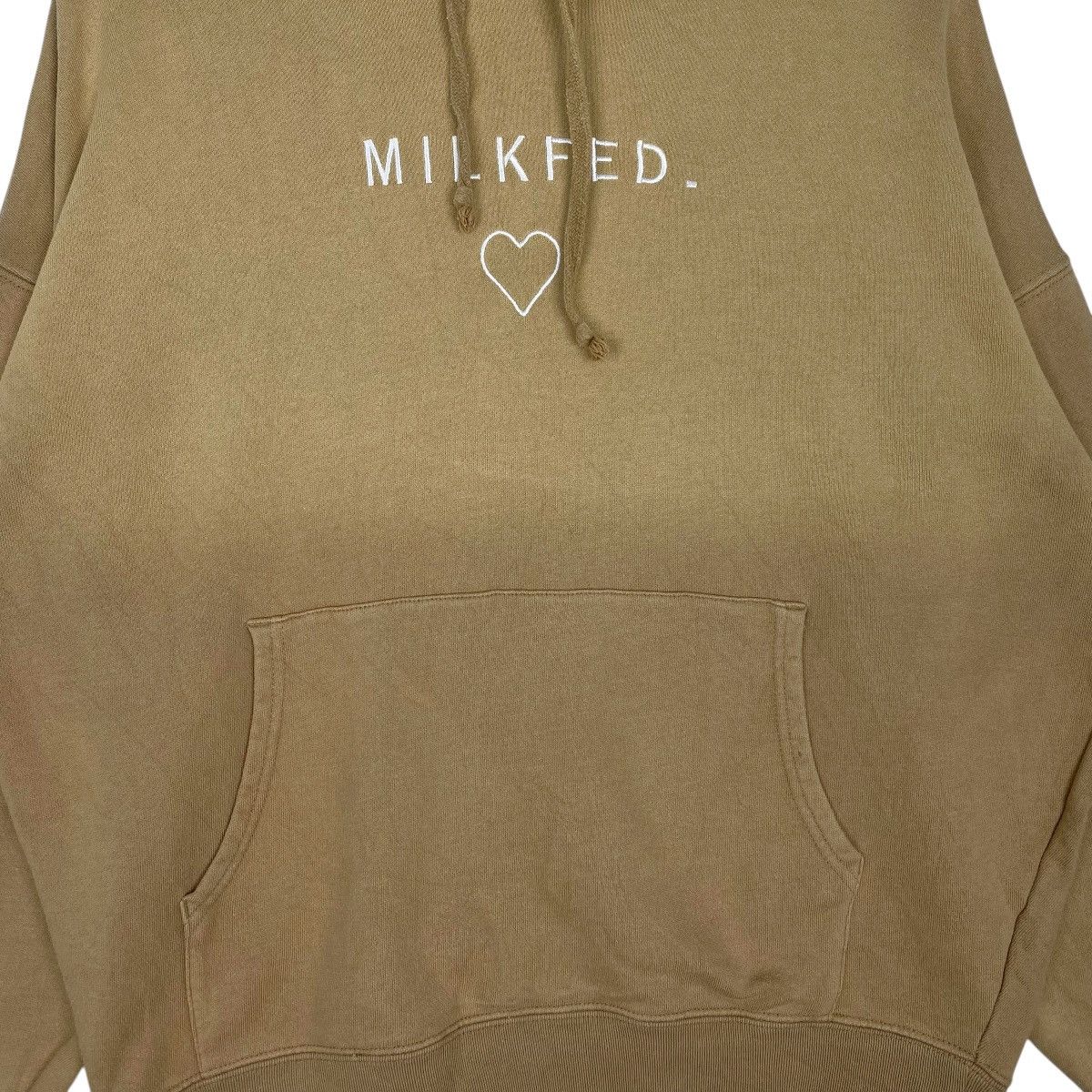 Vintage Vintage MilkFed Hoodie Sweater Beige Pullover Jumper Size L Size US L / EU 52-54 / 3 - 5 Thumbnail