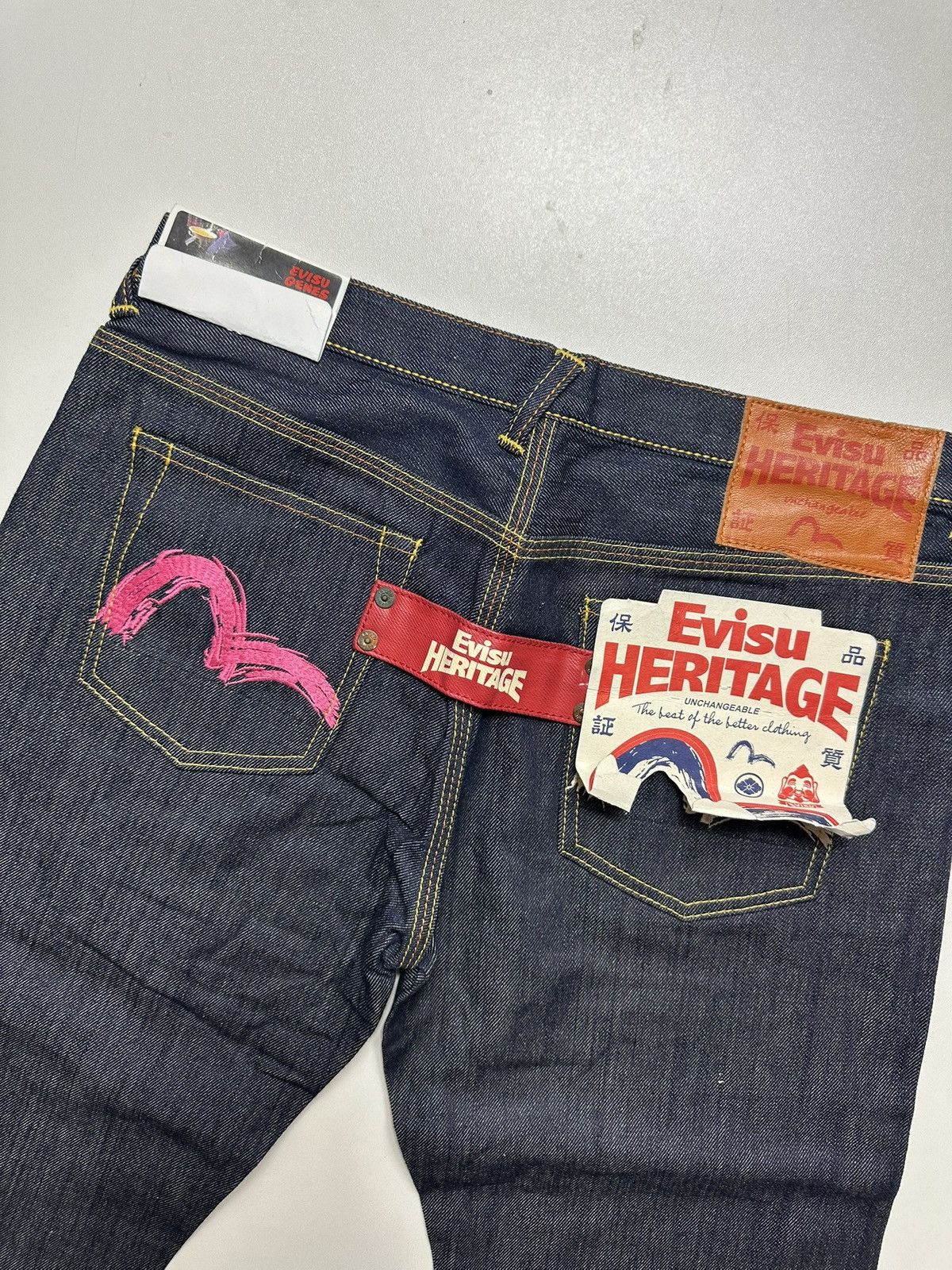 Evisu Vintage Evisu Embroidered Seagull Selvedge Jeans Size US 28 / EU 44 - 2 Thumbnail