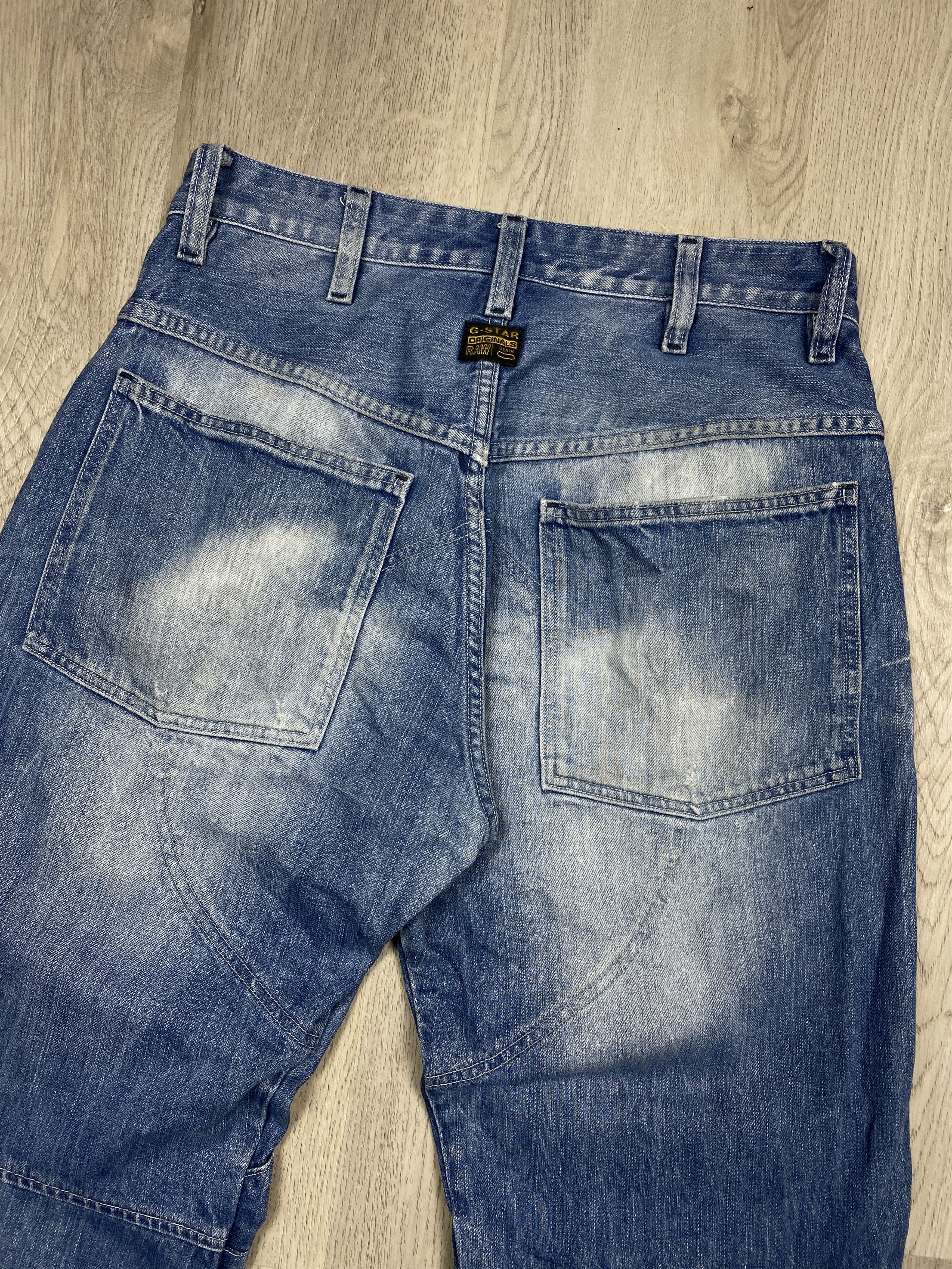 G-Star G Star Raw Mens Denim Pants Jeans Double Knee Size US 30 / EU 46 - 8 Thumbnail