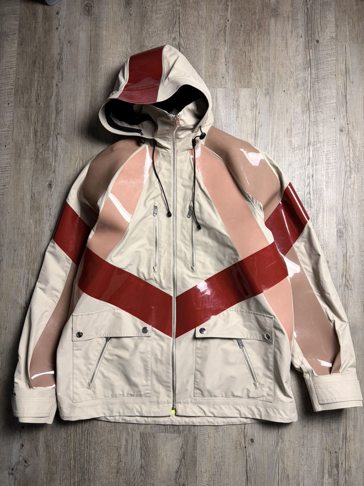 Gucci Gucci FW22 Runway Sample Jacket Graphic Patent Inlays Size US XL / EU 56 / 4 - 1 Thumbnail