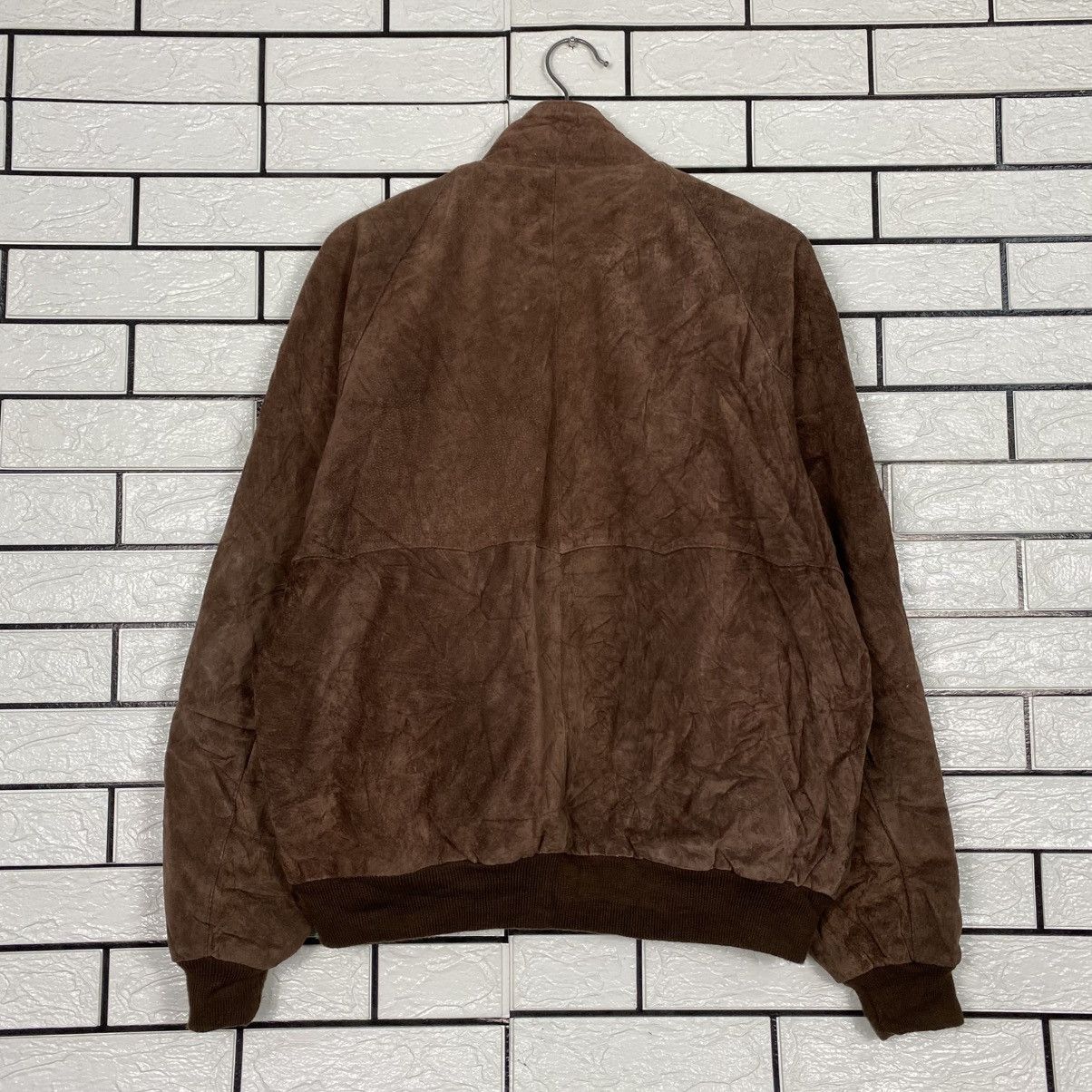 Japanese Brand 📌Vintage Leather Jacket Bomber Houston Harajuku Mother Size US L / EU 52-54 / 3 - 9 Thumbnail