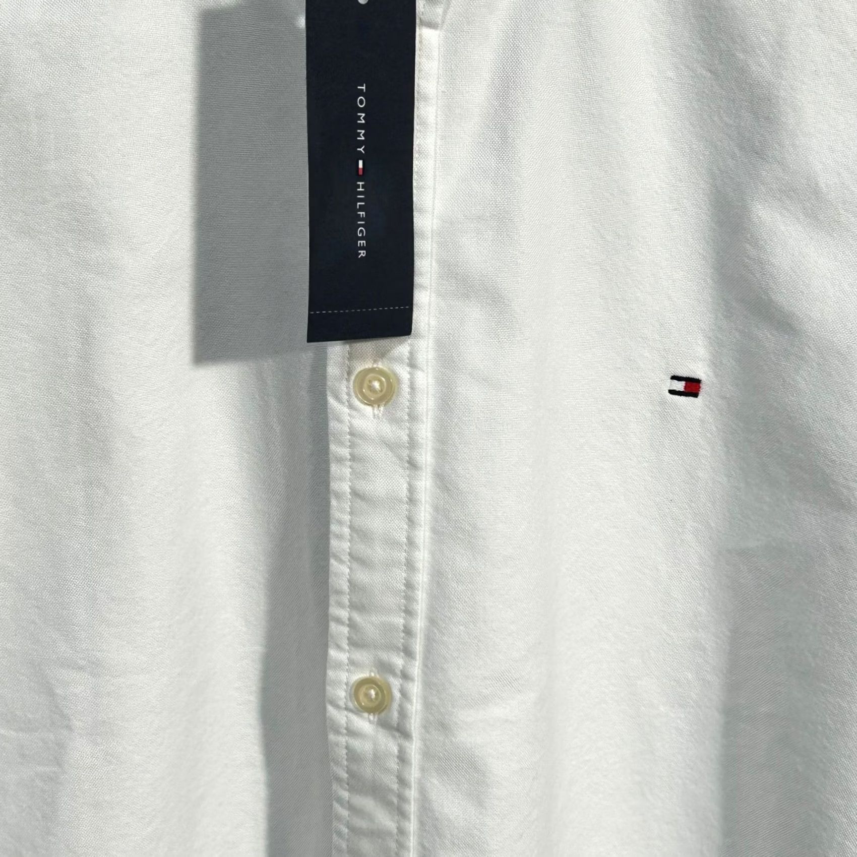 Tommy Hilfiger Tommy Hilfiger Shirt Oxford Button-Down Long Sleeve Size L White Cotton Oxford Shirt Mens Regular Shirt Size US L / EU 52-54 / 3 - 4 Thumbnail
