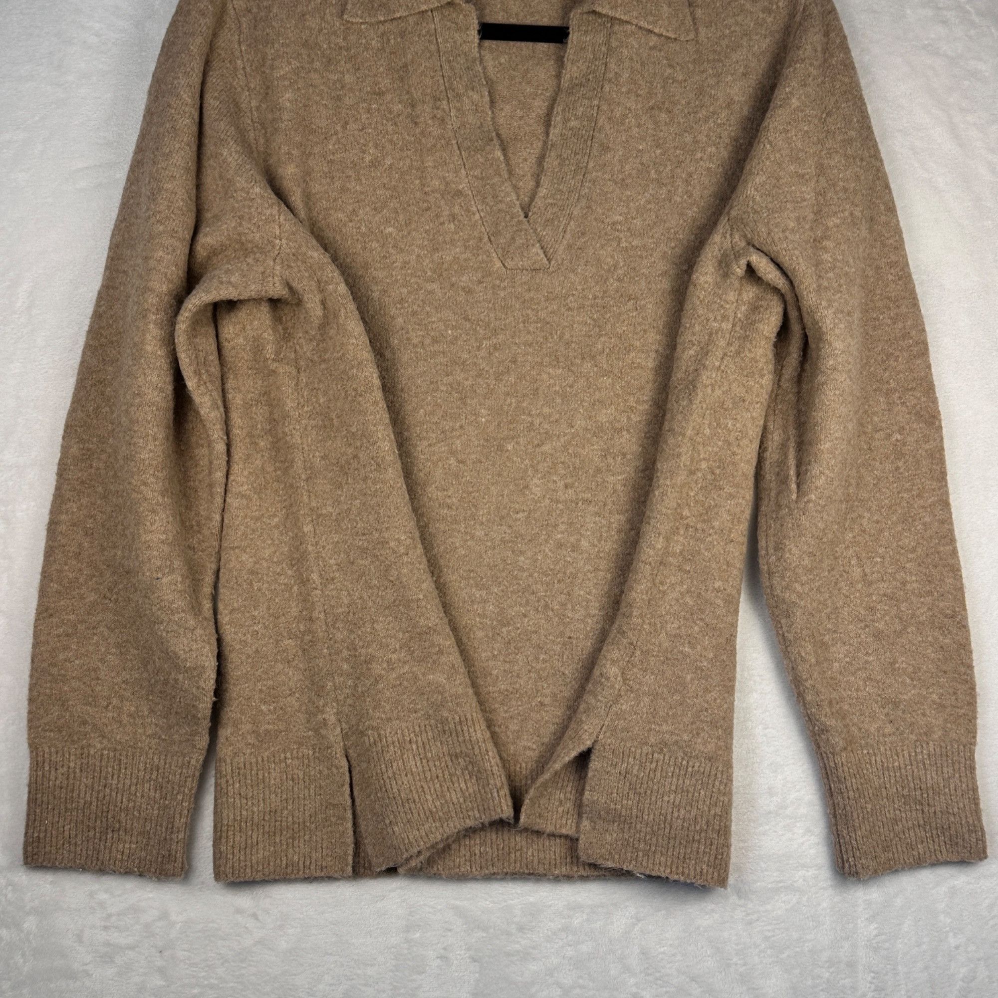 J.Crew J.Crew Womens Extra-Soft Collared V-Neck Wool Sweater Small Size S / US 4 / IT 40 - 5 Thumbnail