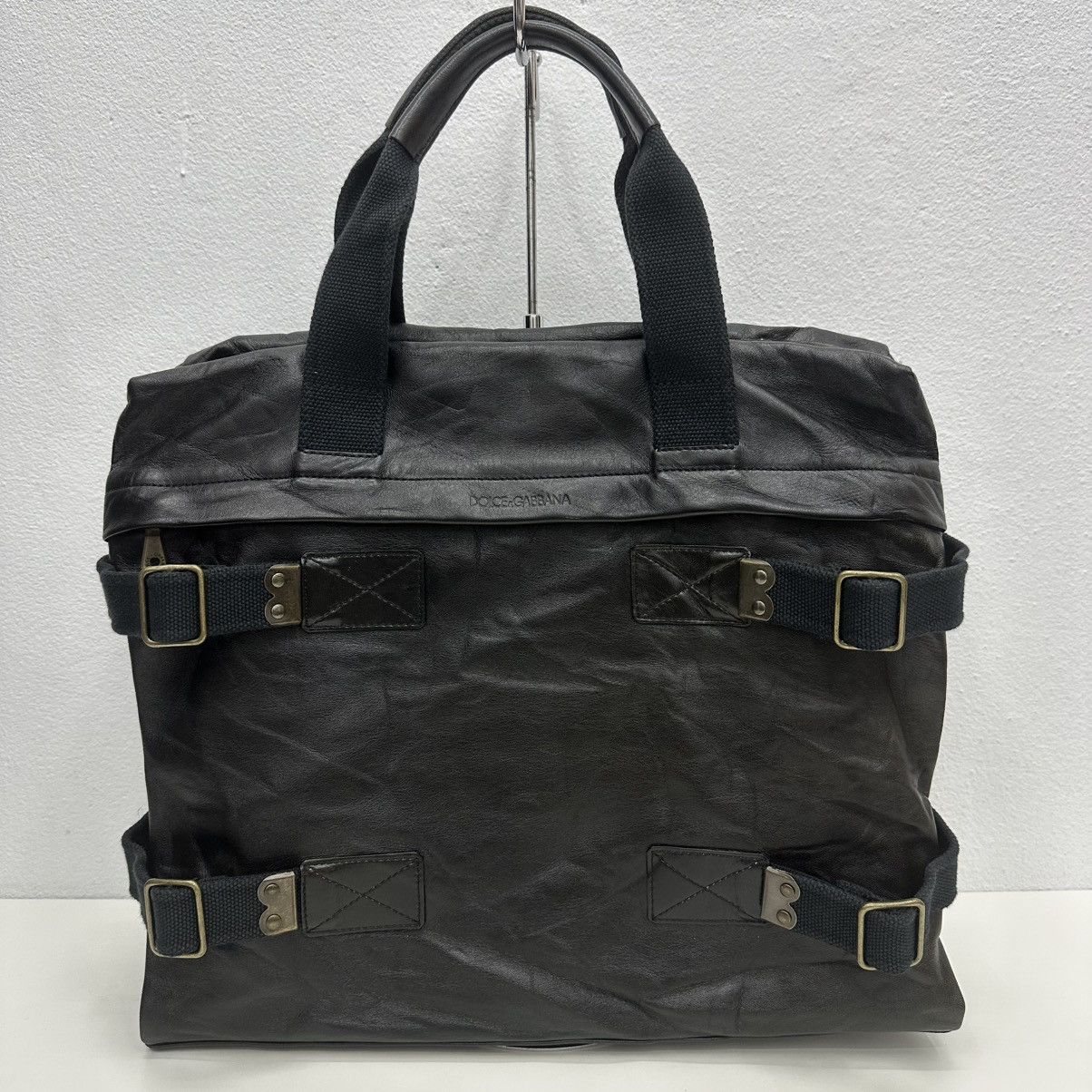 Dolce & Gabbana ‼️YES‼️D&G TACTICAL REVERSIBLE CARRY TOTE BAG LEATHER CANVAS Size ONE SIZE - 4 Thumbnail