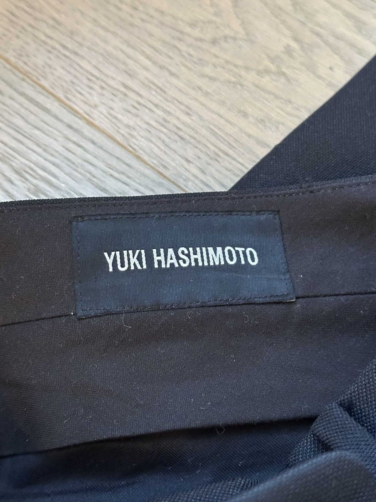 Japanese Brand Yuki Hashimoto Black Belted Standard Trousers Size 48 Size US 32 / EU 48 - 3 Thumbnail