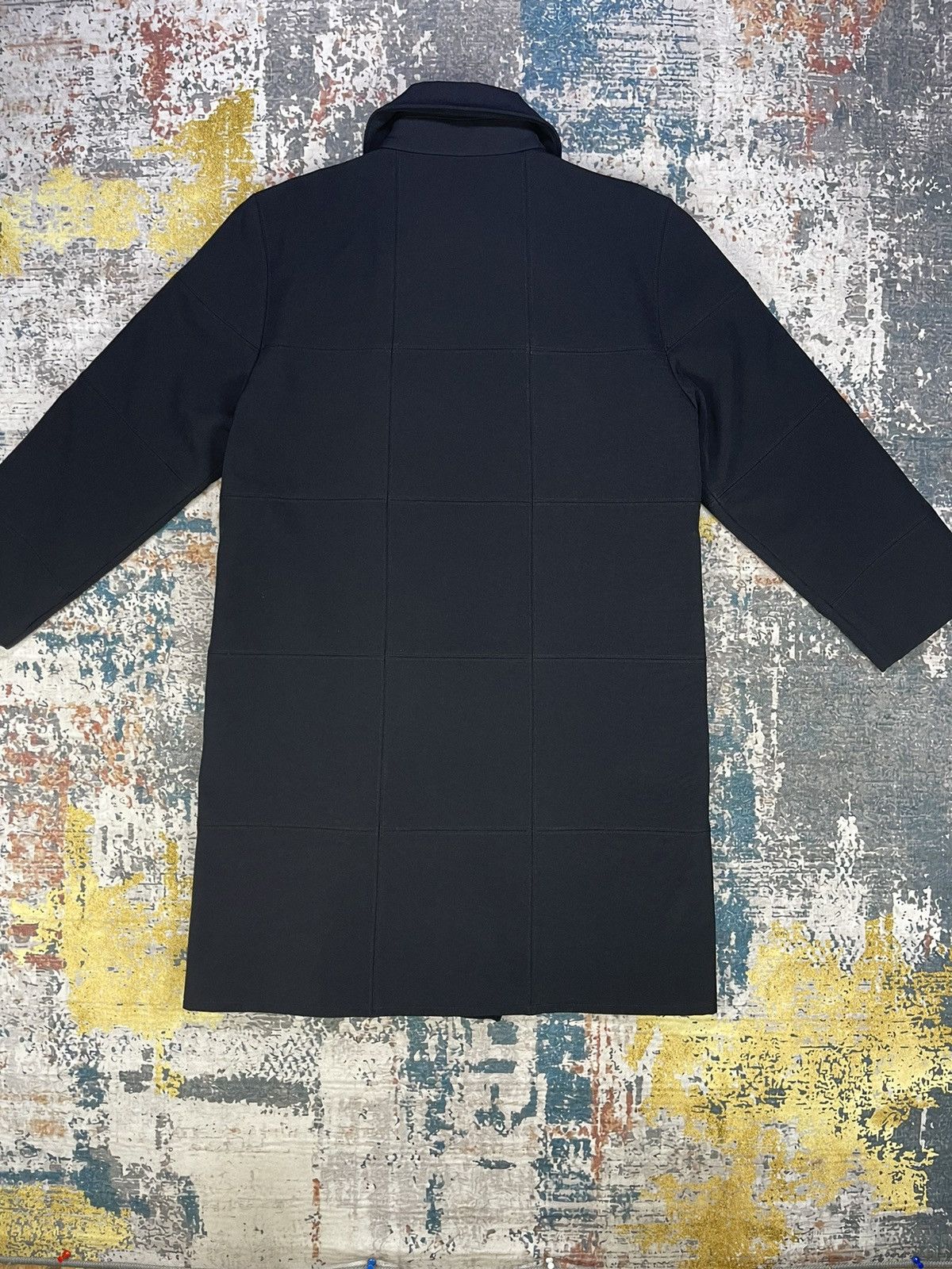 Karl Lagerfeld Karl Lagerfield Assymetrical Breast Bonded Long Coats Size S / US 4 / IT 40 - 5 Thumbnail