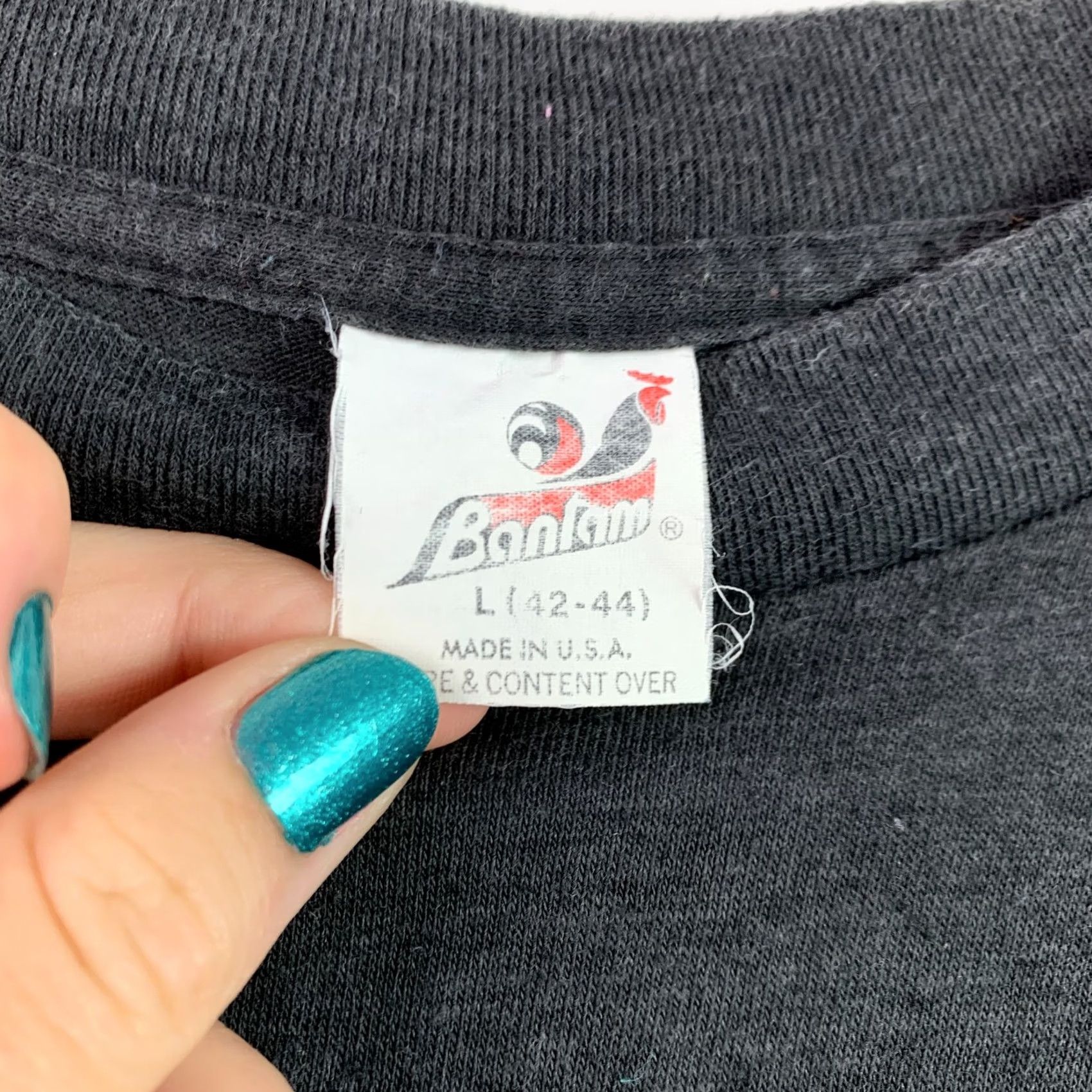 Vintage VINTAGE Banfam Florida Tourist Gray Blue Crewneck Kodel Tee T-Shirt L Unisex Short Sleeve Cotton Blend 50/50 1980s Mens Womens Boys Girls Size US L / EU 52-54 / 3 - 4 Thumbnail