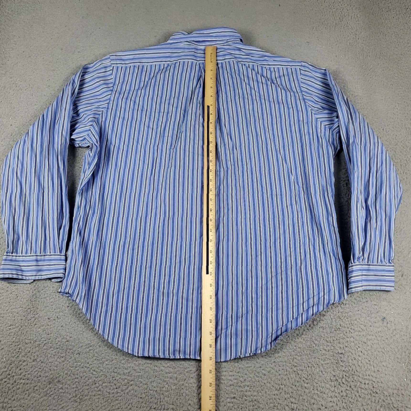 Ralph Lauren Ralph Lauren Shirt Mens XL Blue Striped Button-Up Long Sleeve Casual Preppy Size US XL / EU 56 / 4 - 5 Thumbnail