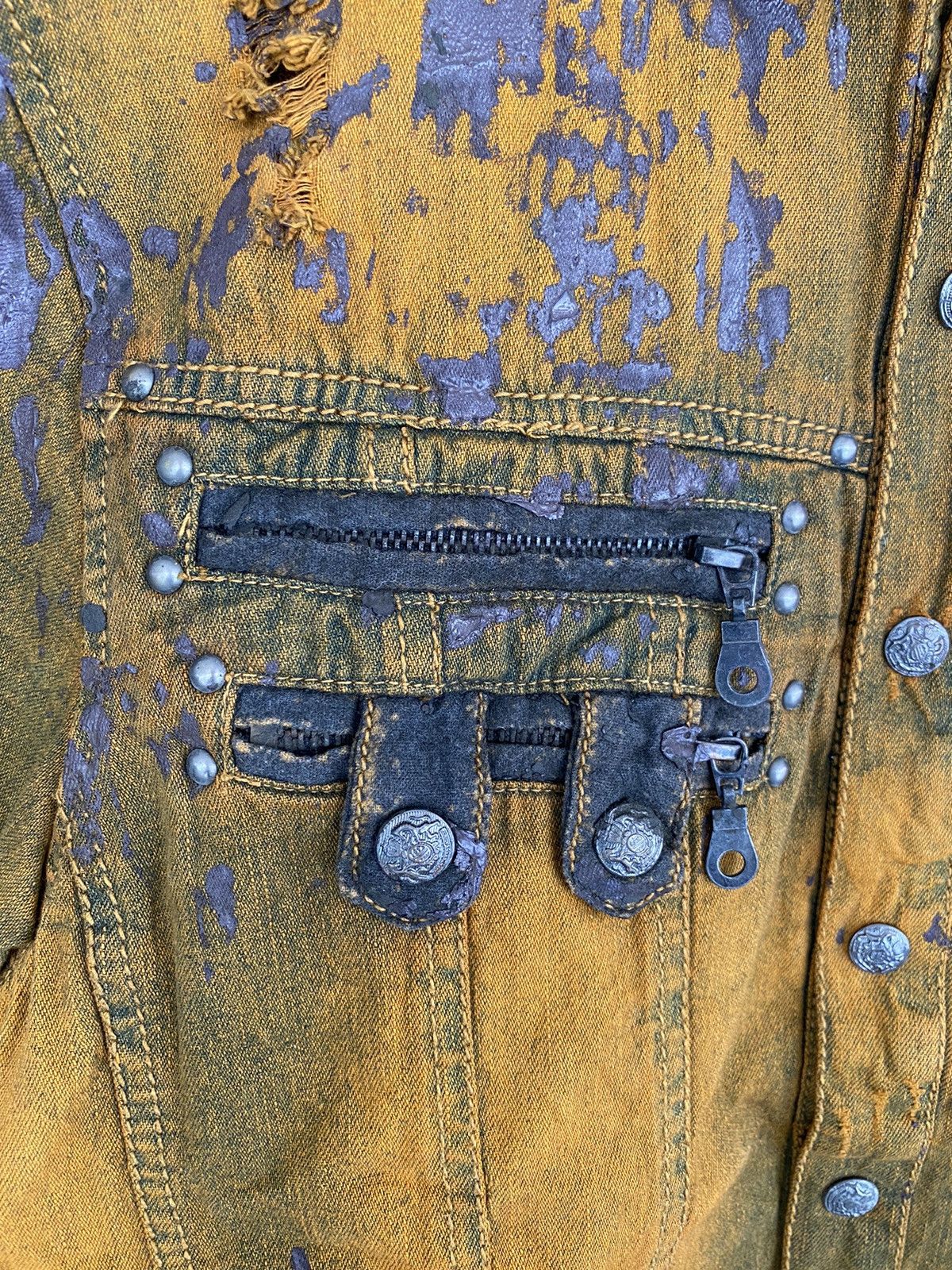 In The Attic Vintage In The Attic Punk Dye button shirt Size US L / EU 52-54 / 3 - 5 Thumbnail