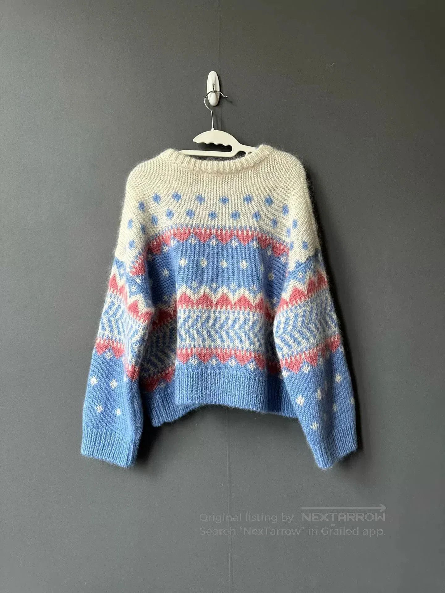 Celine Celine Triomphe Mohair Sweater. Size S / US 4 / IT 40 - 2 Thumbnail