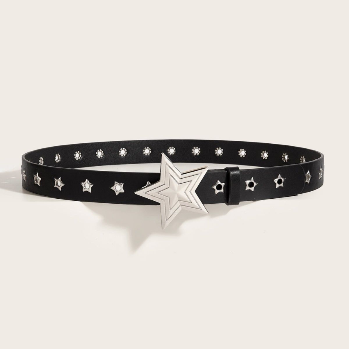 Designer Star Vintage Belt Riveted Belts Menswear Accessories Size ONE SIZE - 1 Thumbnail