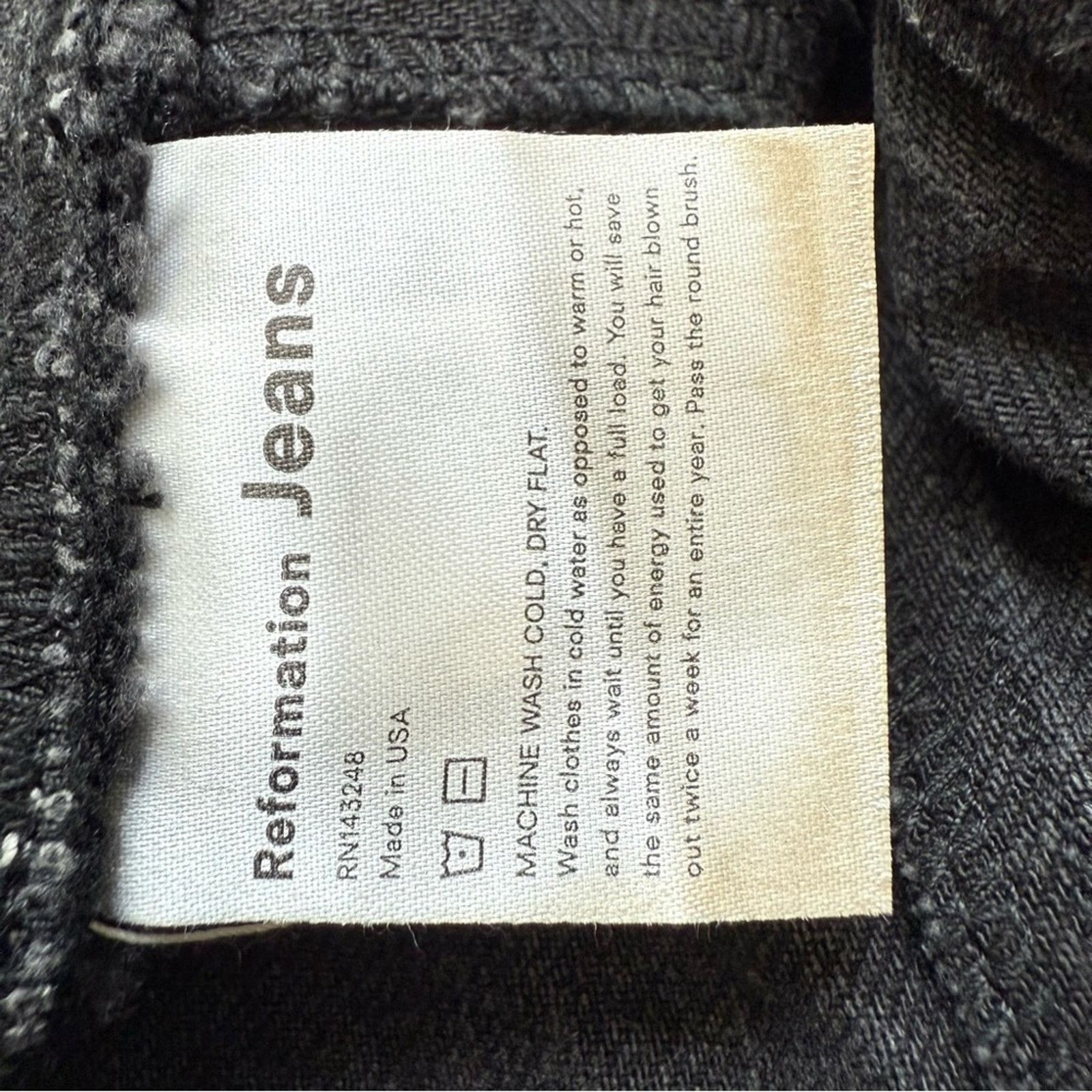 Reformation NEW!! Reformation women high waist jeans size 26 EU Size 26" / US 2 / IT 38 - 6 Thumbnail