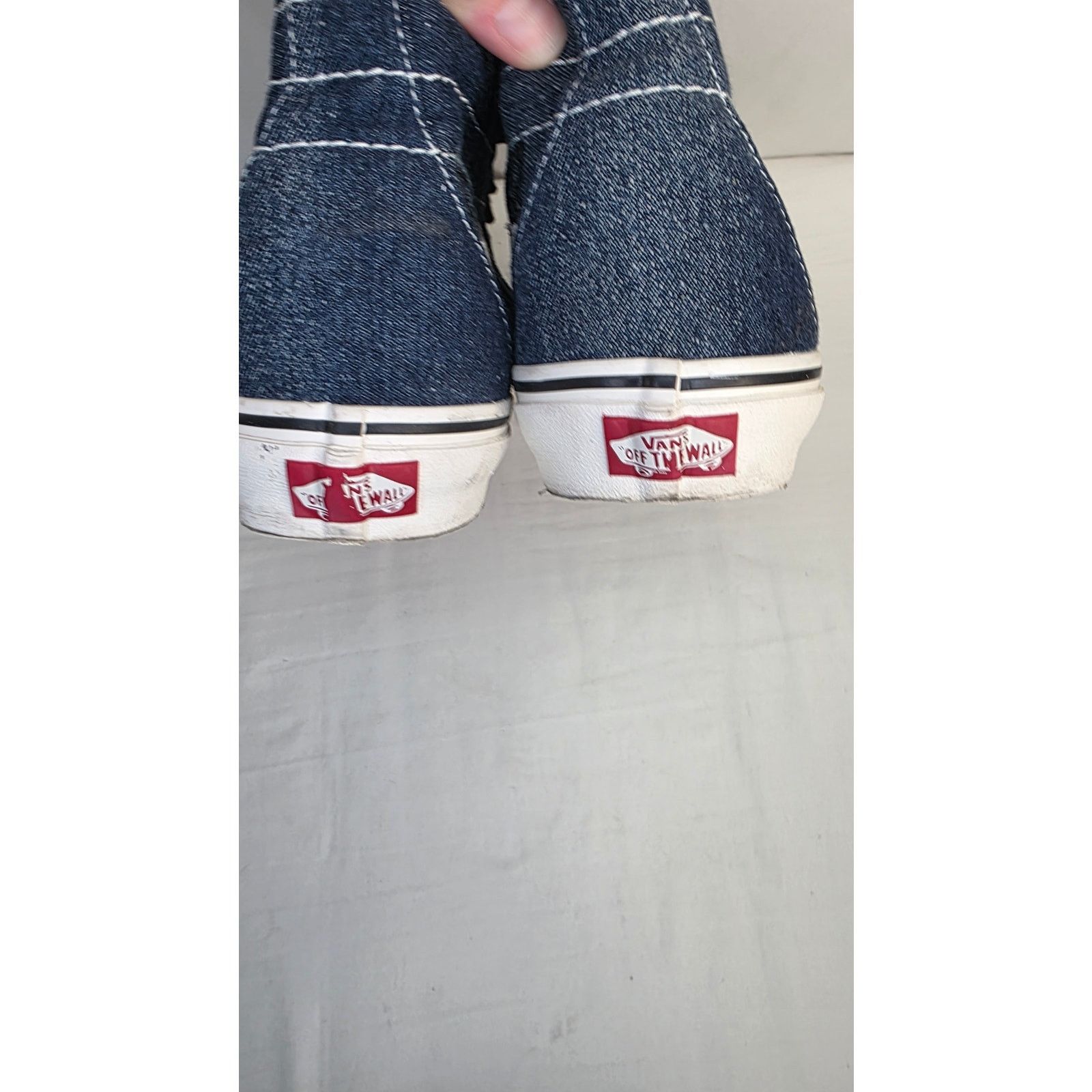 Vans Vans Sk8-Hi Denim Sneakers Men’s 9.5 High Top Shoes Size US 9.5 / EU 42-43 - 7 Thumbnail