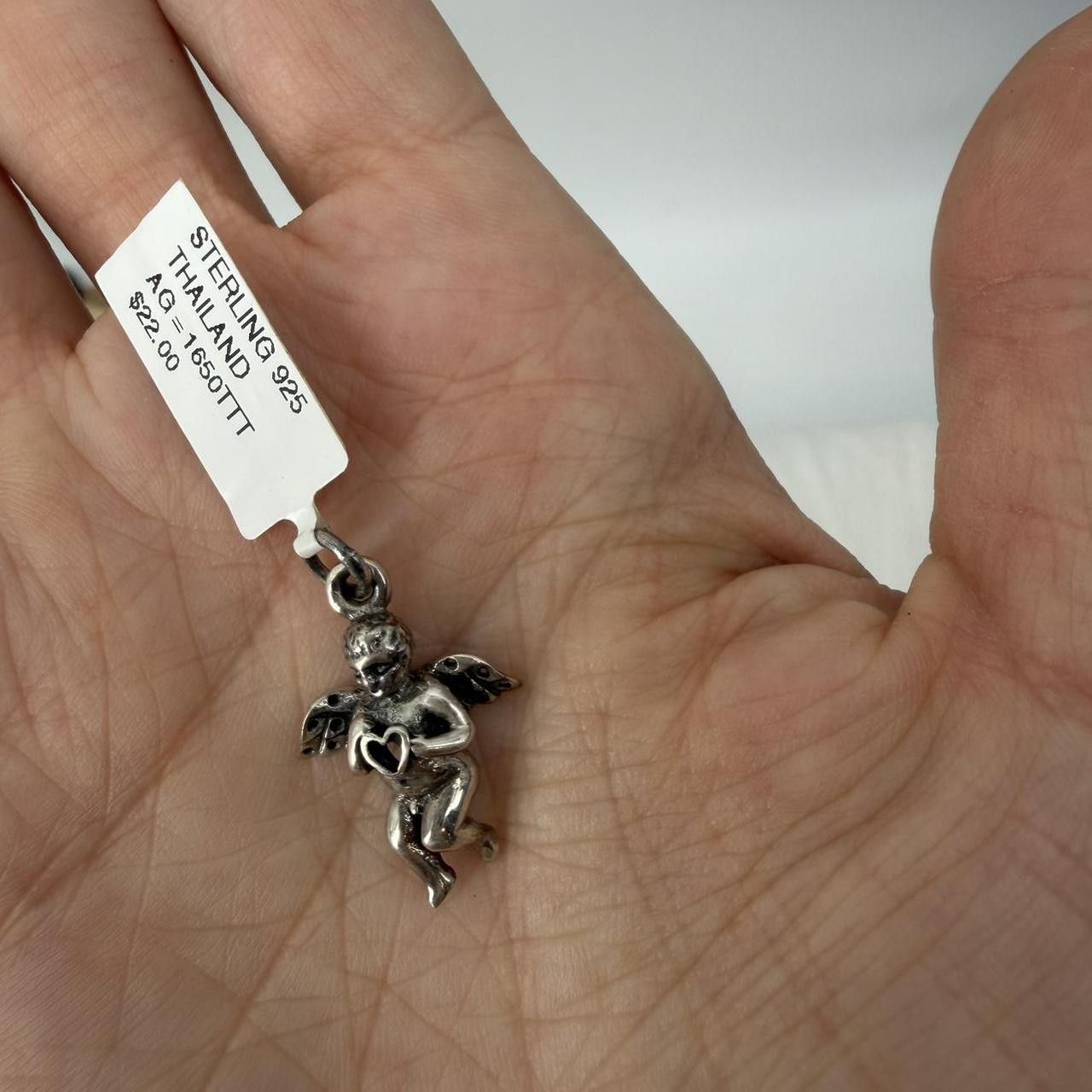 The Unbranded Brand NWT Angel Pendant Sterling 925 Size ONE SIZE - 1 Thumbnail