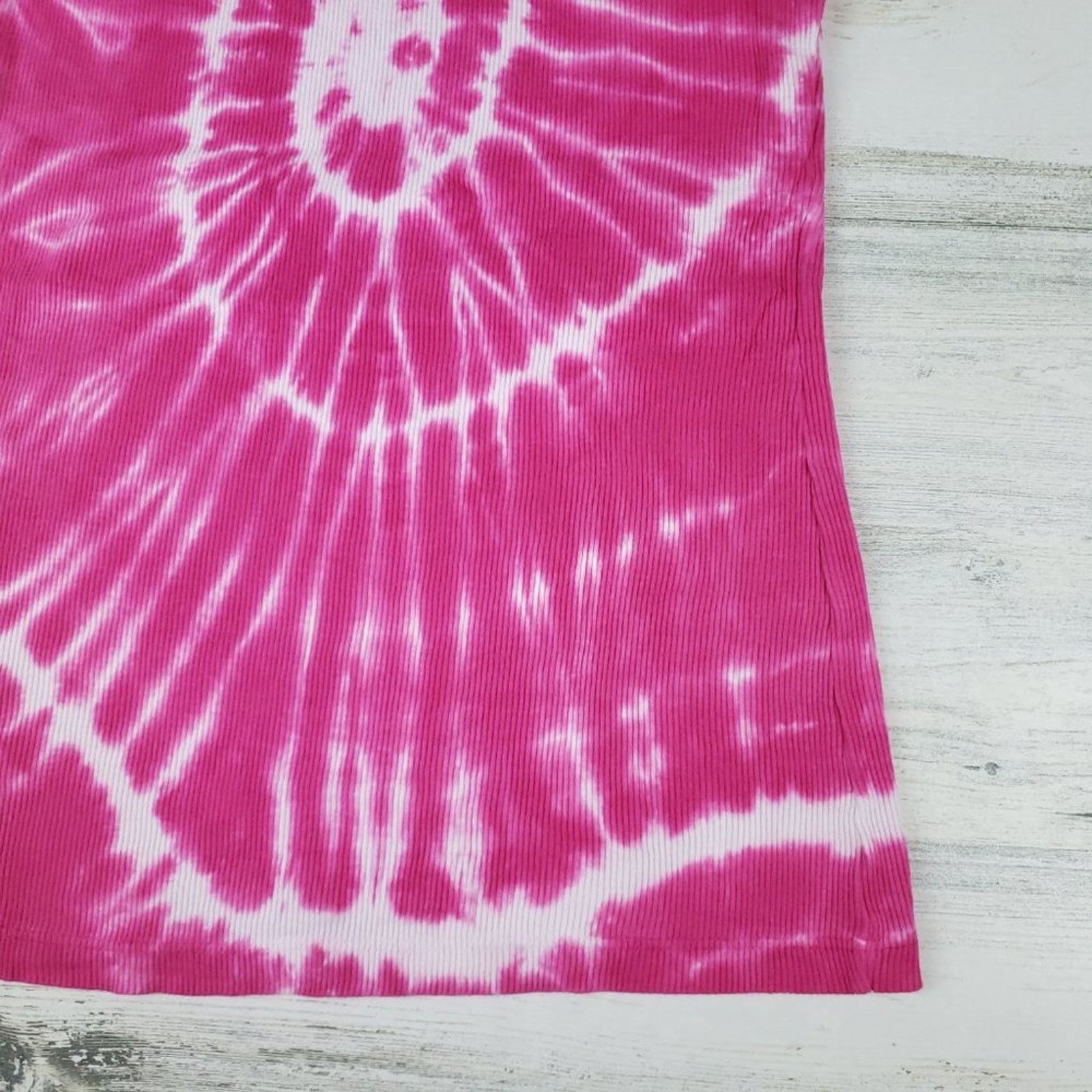 Other NWOT Point Sportswear Tie Dye Pink Spiral Tank Top Medium Size M / US 6-8 / IT 42-44 - 3 Thumbnail