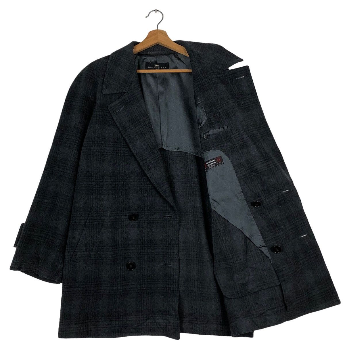 Balenciaga 🔥Vintage Wool Jacket Balenciaga Paris Double Breast Casual Size US M / EU 48-50 / 2 - 9 Thumbnail