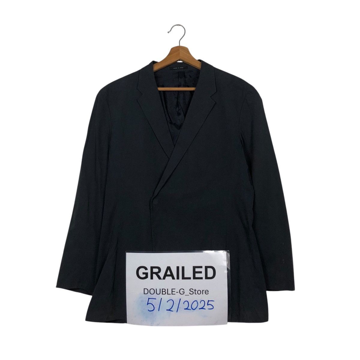 Emporio Armani 📌Rich Black Vintage Emporio Armani Made in Italy Coats Size US M / EU 48-50 / 2 - 1 Thumbnail
