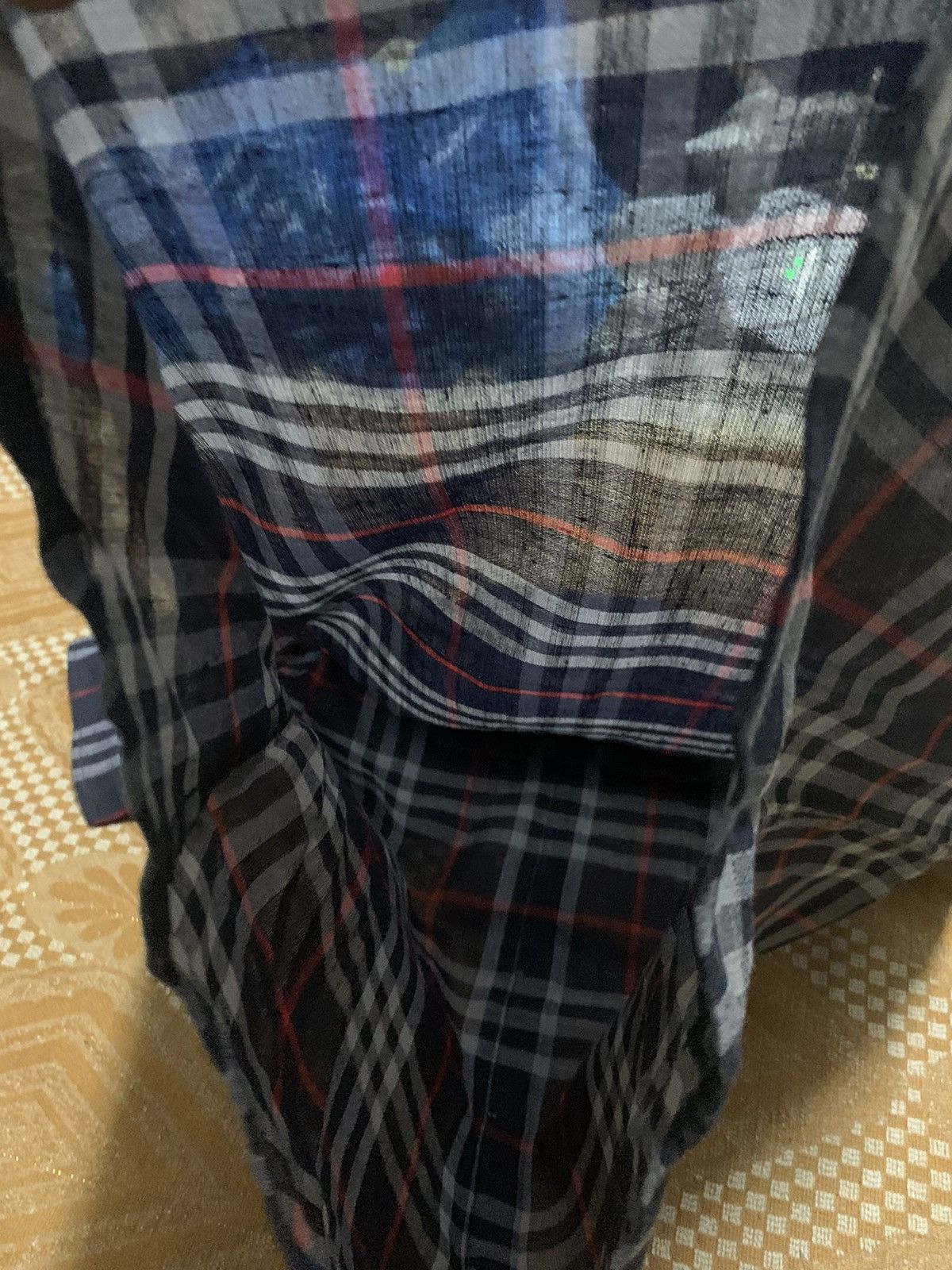 Burberry 90s BURBERRYS NOVACHECK BUTTON UP WOOL Size US XS / EU 42 / 0 - 12 Thumbnail