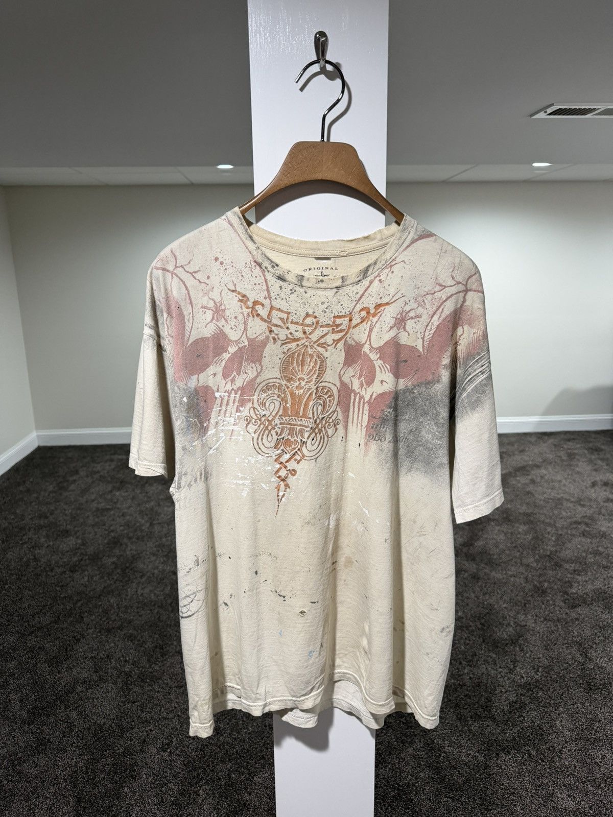 Vintage Vintage Y2K Original Trade Mark Grey Star Grunge T-Shirt Size US XL / EU 56 / 4 - 1 Thumbnail