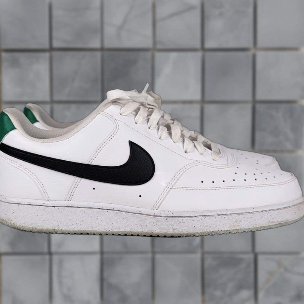 Nike Nike Court Vision Low Lifestyle Sneakers White/Black DH2987-110 Mens 10.5 Shoes Sneaker Casual Workwear Lifestyle 2023 Mens Size US 11 / EU 44 - 1 Thumbnail